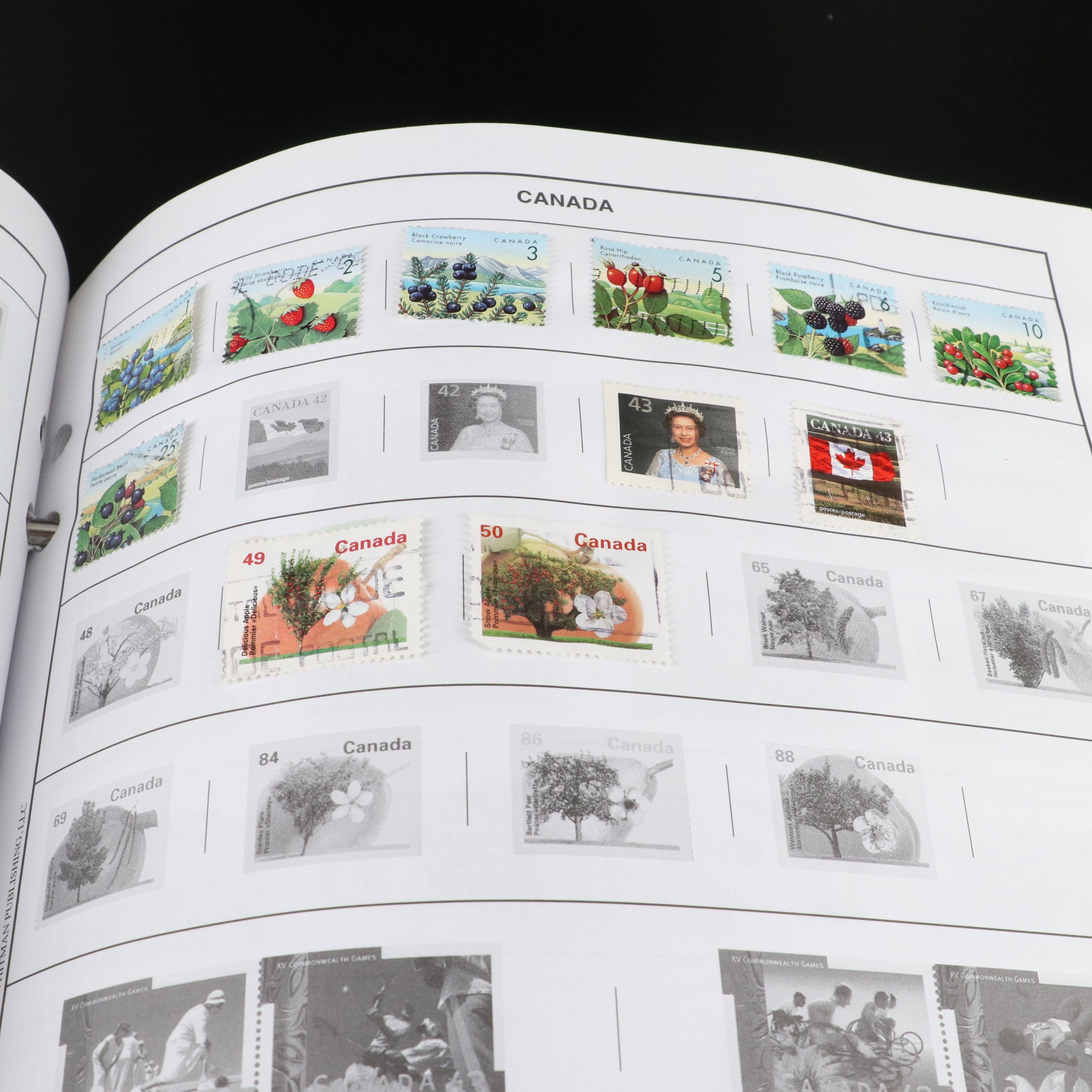 Two Harris "Statesman" World Stamp Albums Part 1 and Part 2.