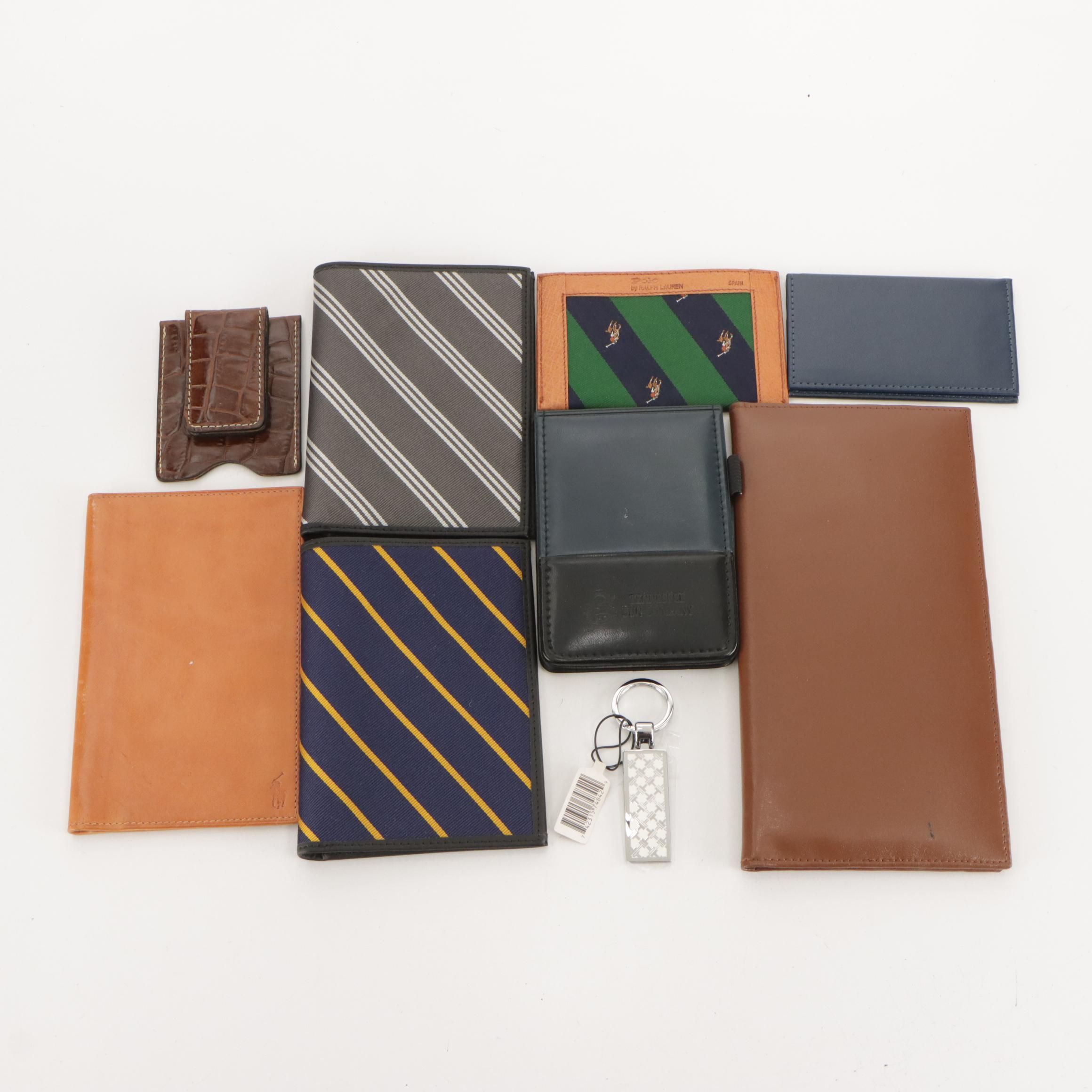 Brooks Brothers and Polo Ralph Lauren Bifold Wallets, Tumi Key Fob, and More