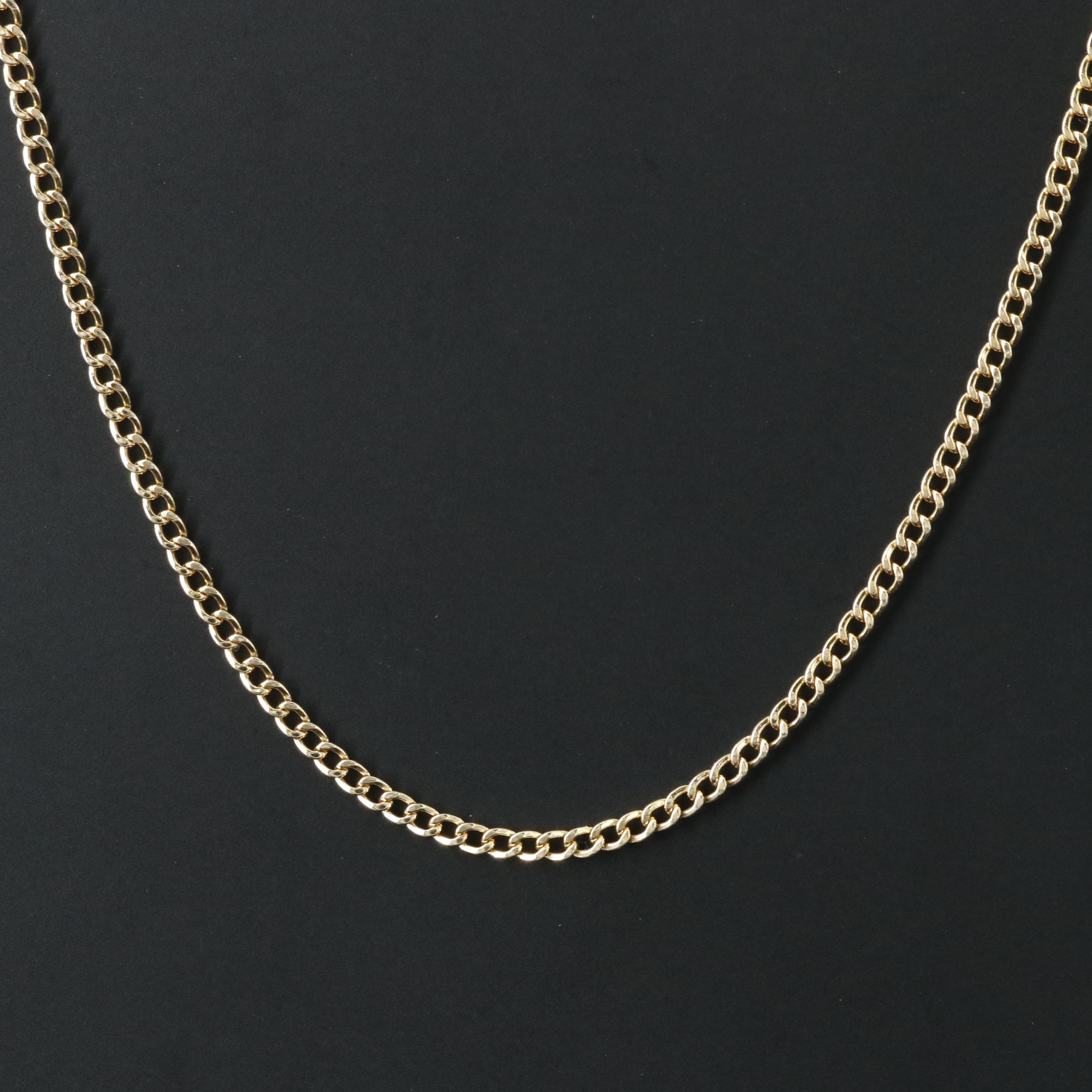 14K Cable Chain Necklace