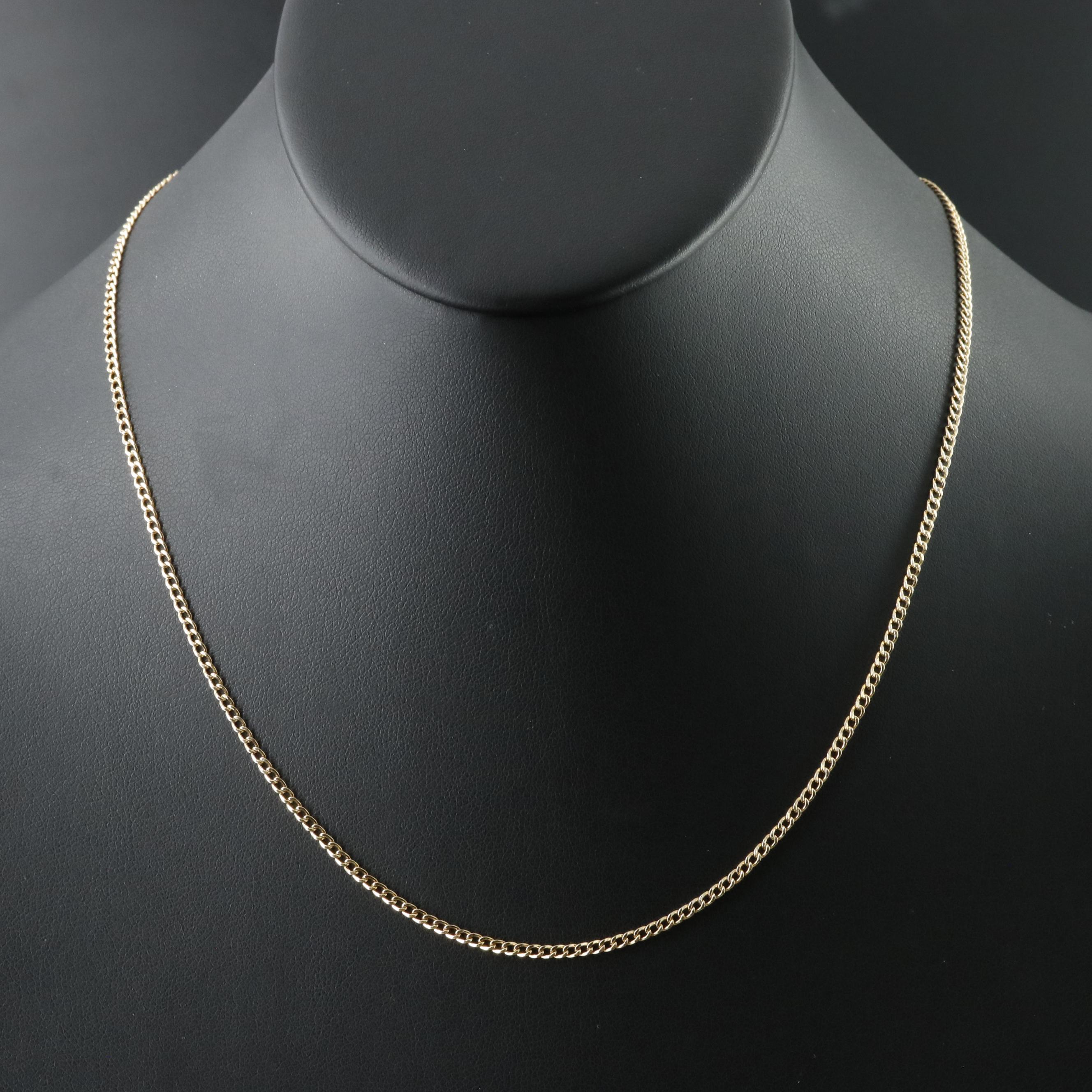 14K Cable Chain Necklace