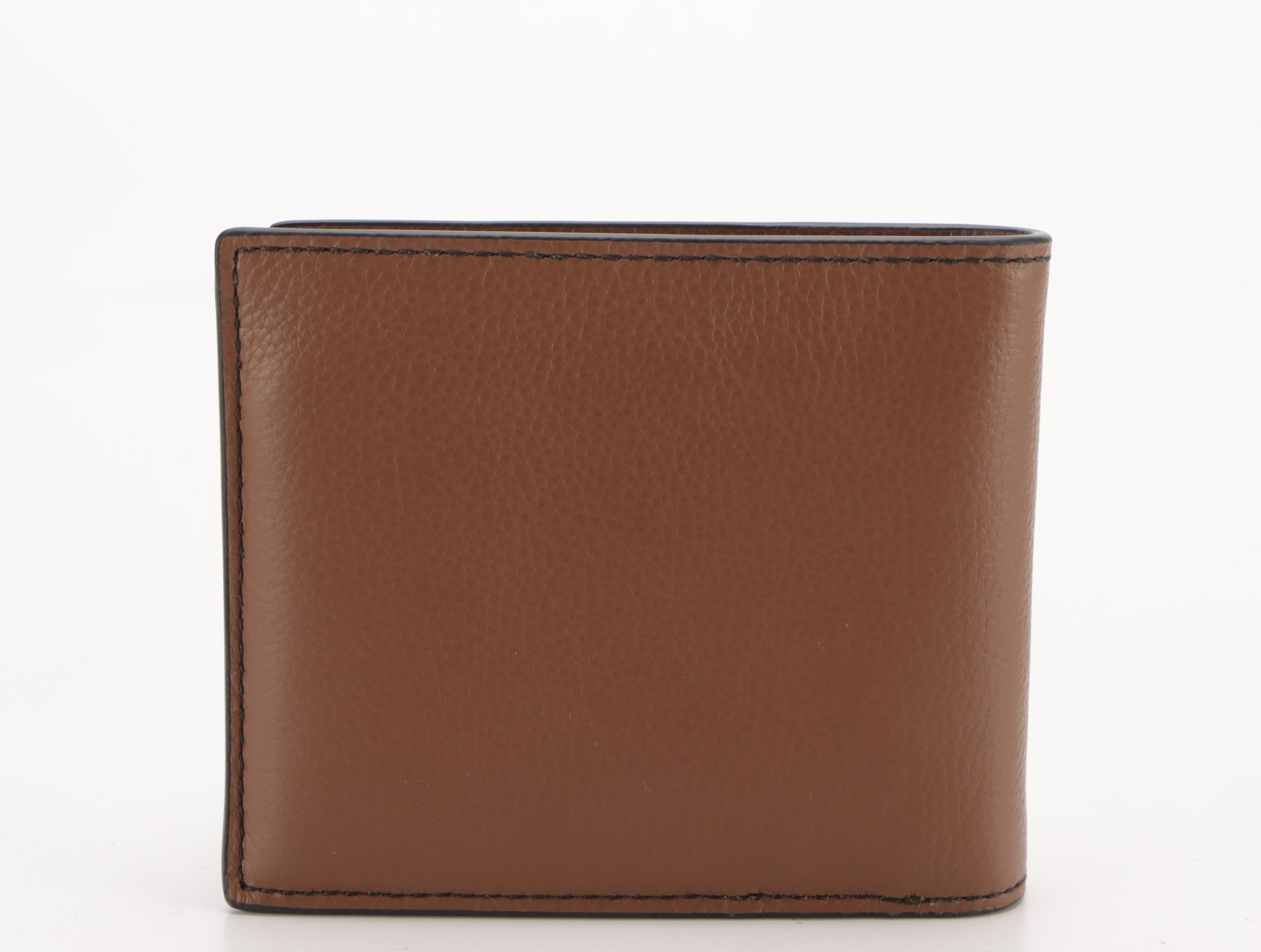 Coach and Cole Haan Leather Bifold Wallets with Coach Coated Canvas Card Case