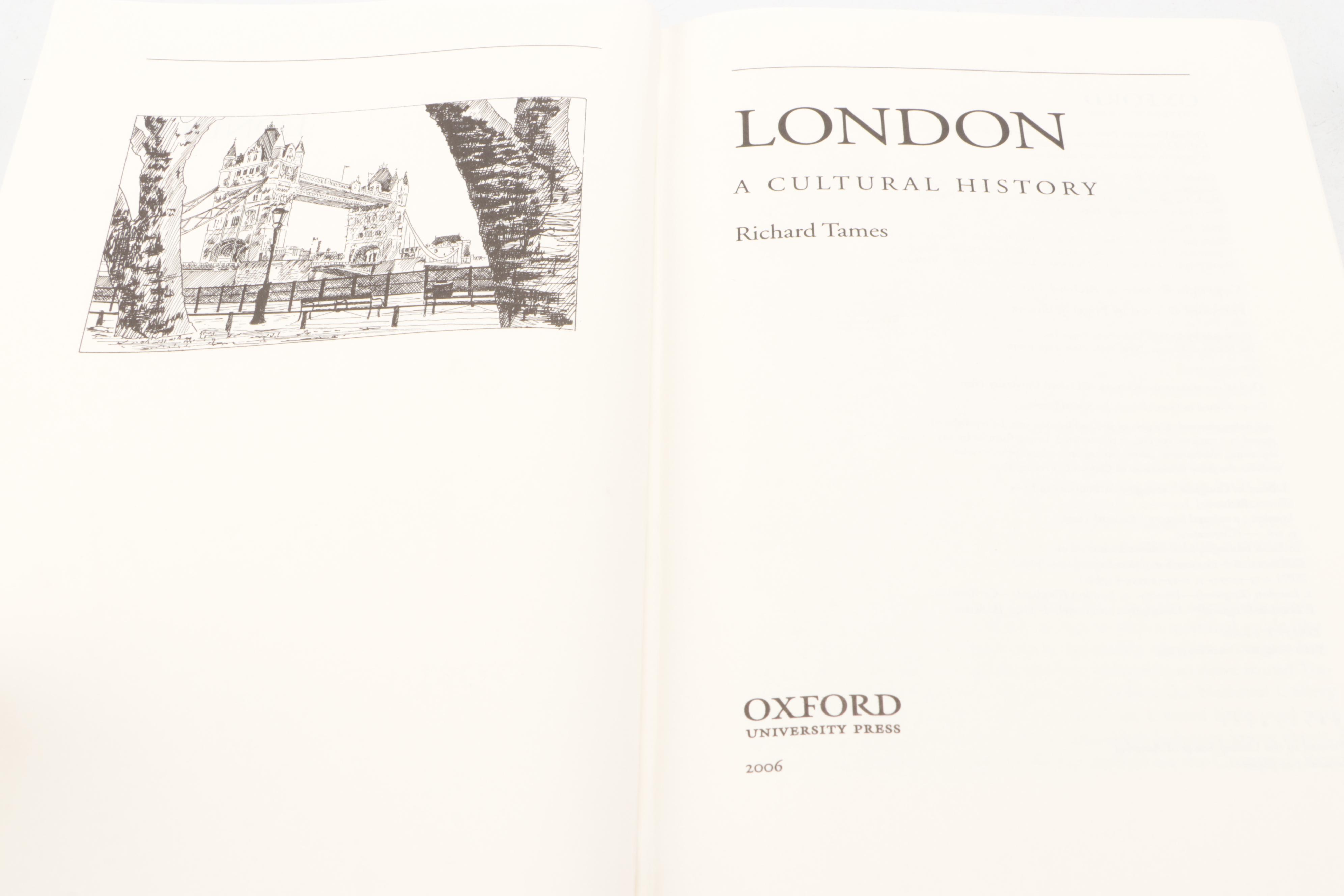 "London: A Cultural History" with More English Nonfiction Books