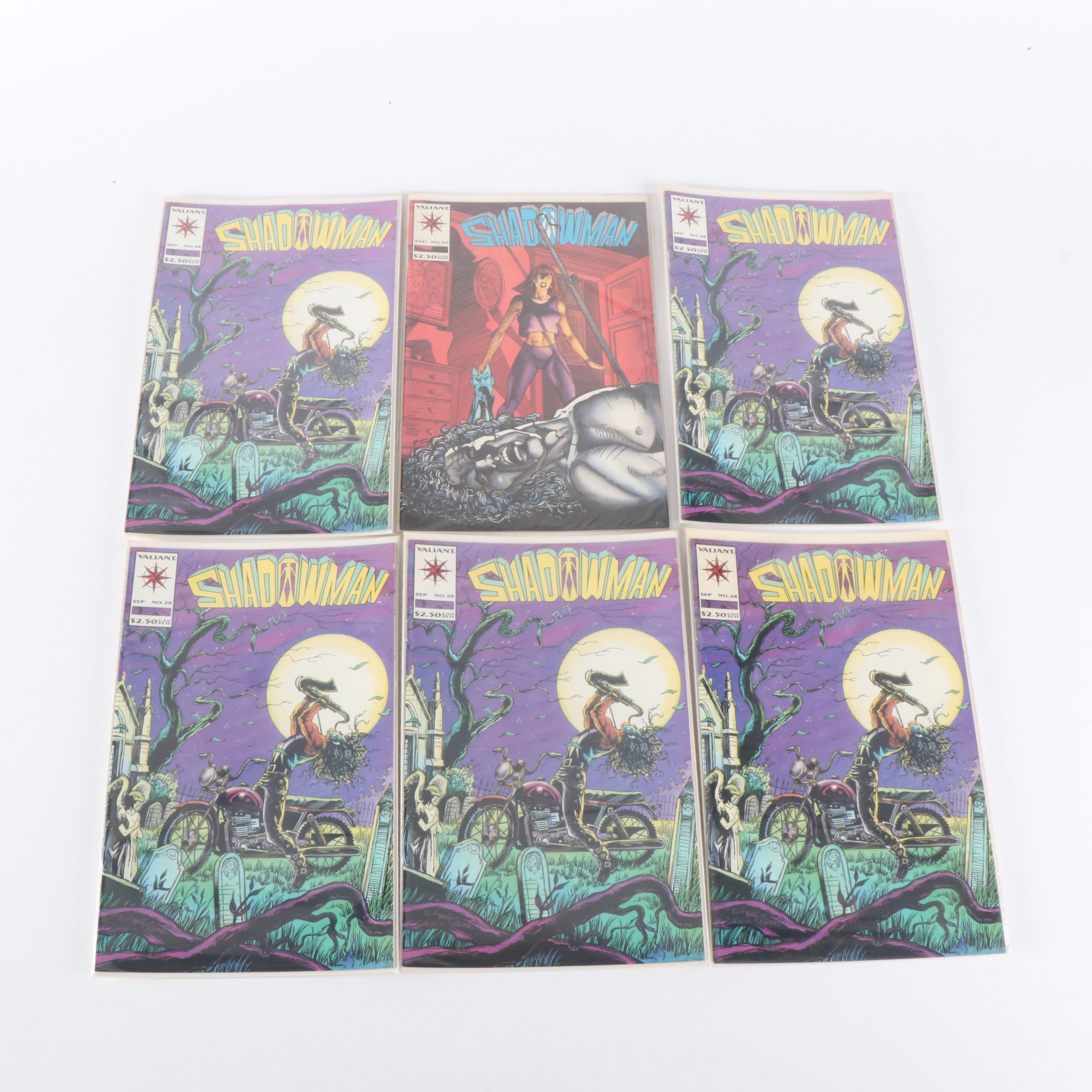 Modern Age Comic Books Featuring "Shadowman", "Secret Weapons", and More