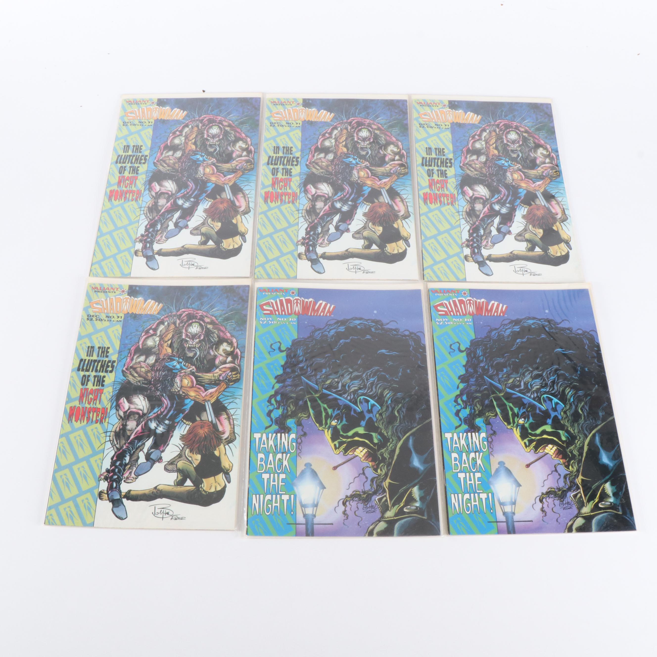 Modern Age Comic Books Featuring "Shadowman", "Secret Weapons", and More