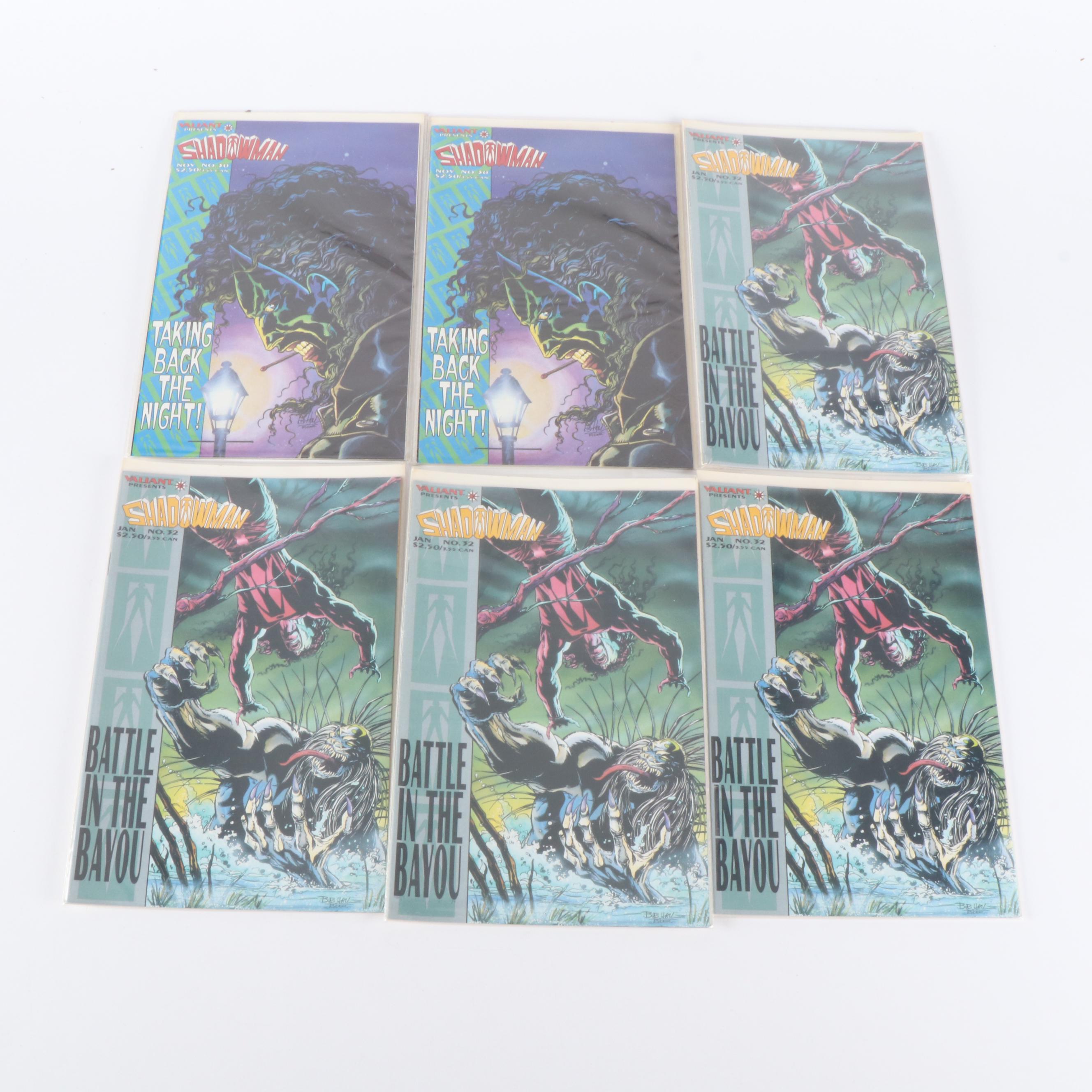 Modern Age Comic Books Featuring "Shadowman", "Secret Weapons", and More