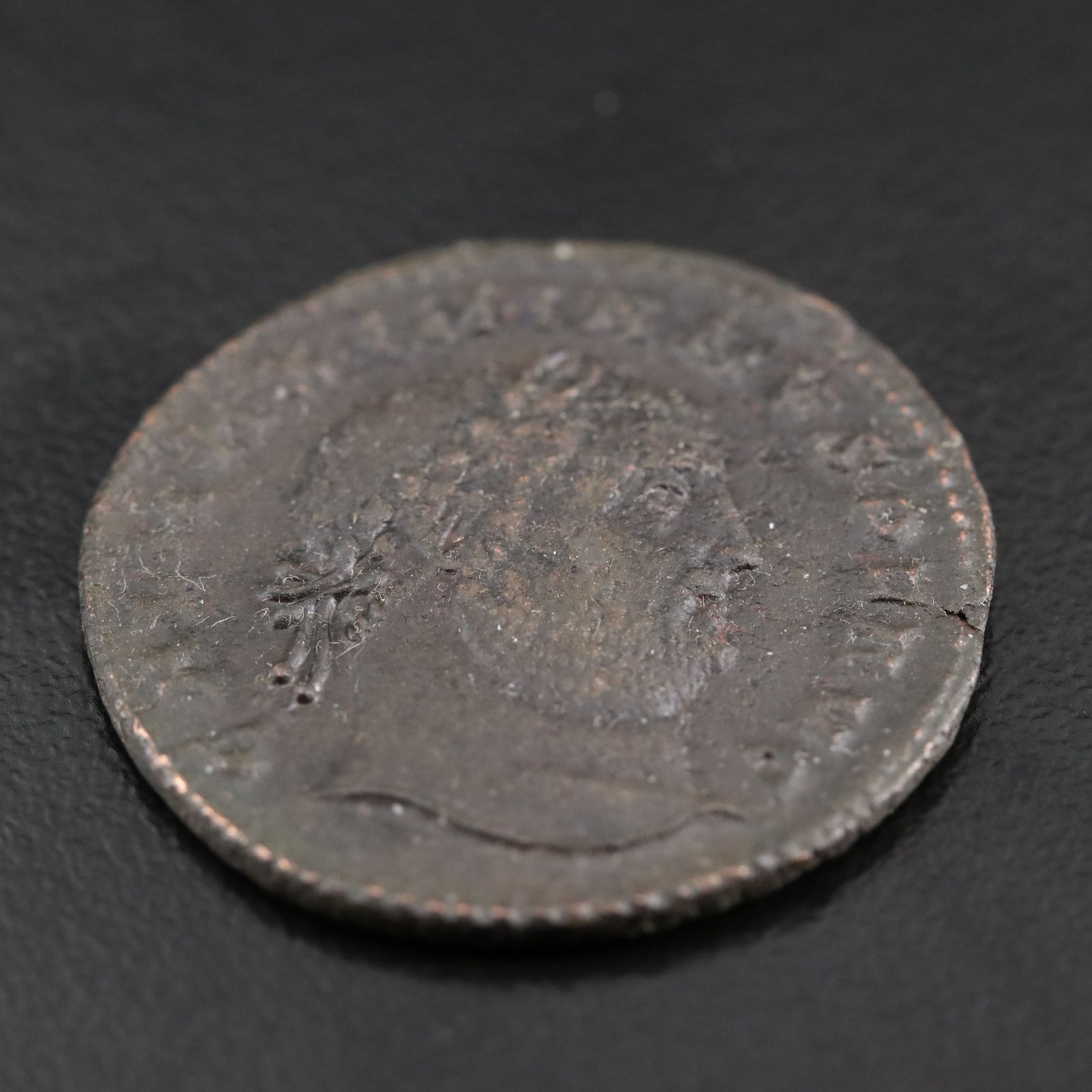 Ancient Roman Imperial Æ Follis Coin of Galerius, ca. 311 A.D.