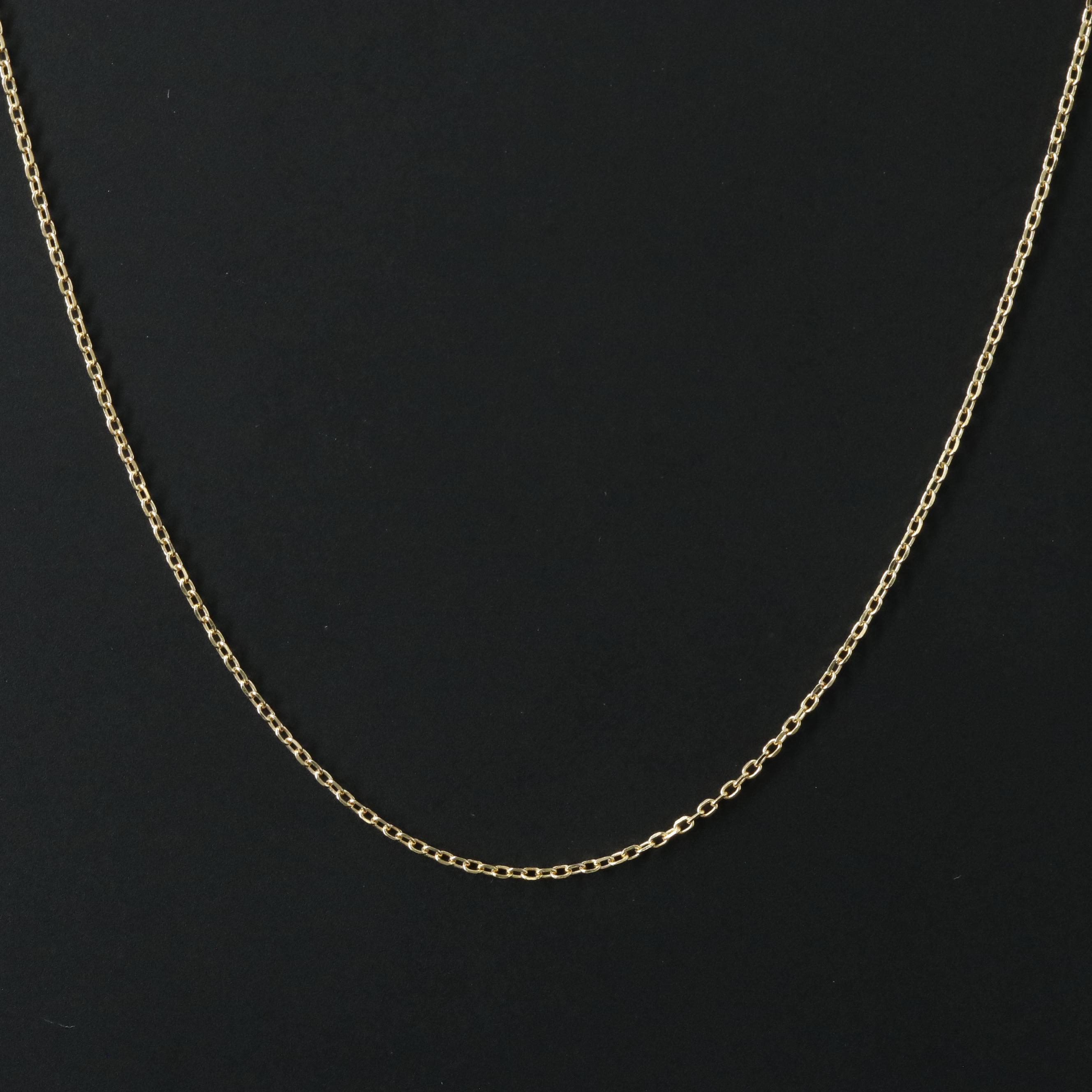 14K Cable Chain Necklace
