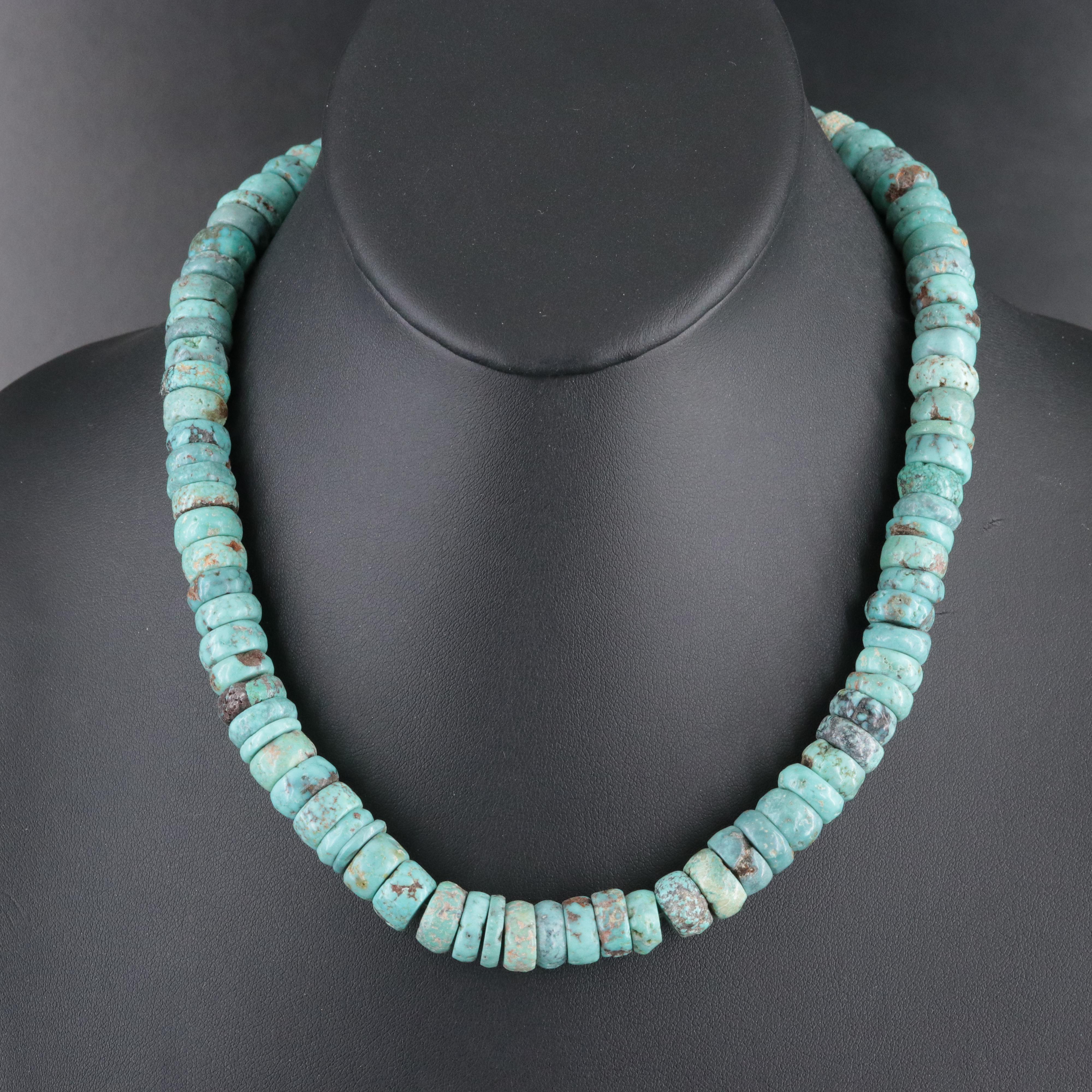 Turquoise Bead Necklace