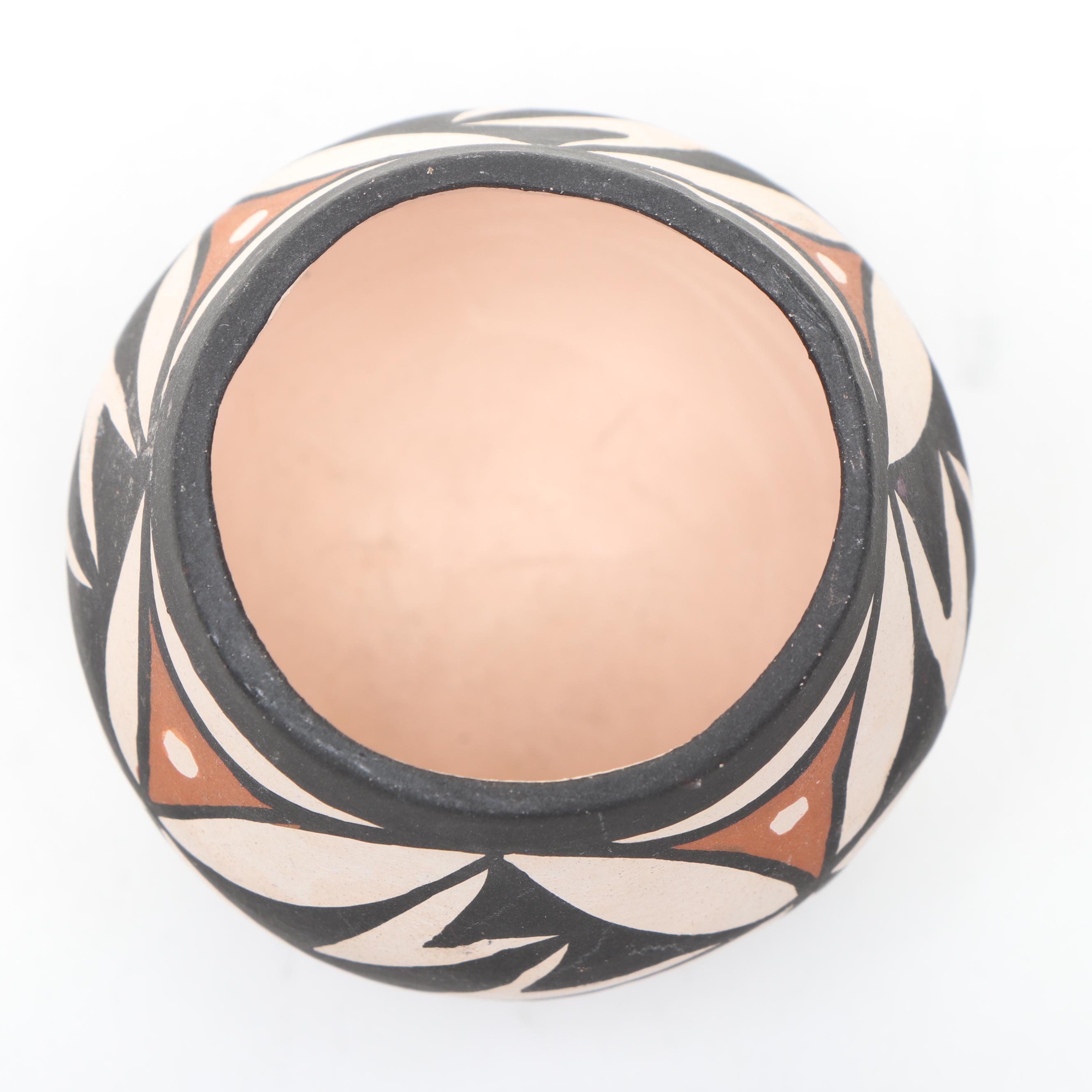 Vivian Seymour Acoma Pueblo and Other Hand-Painted Ceramic Pots