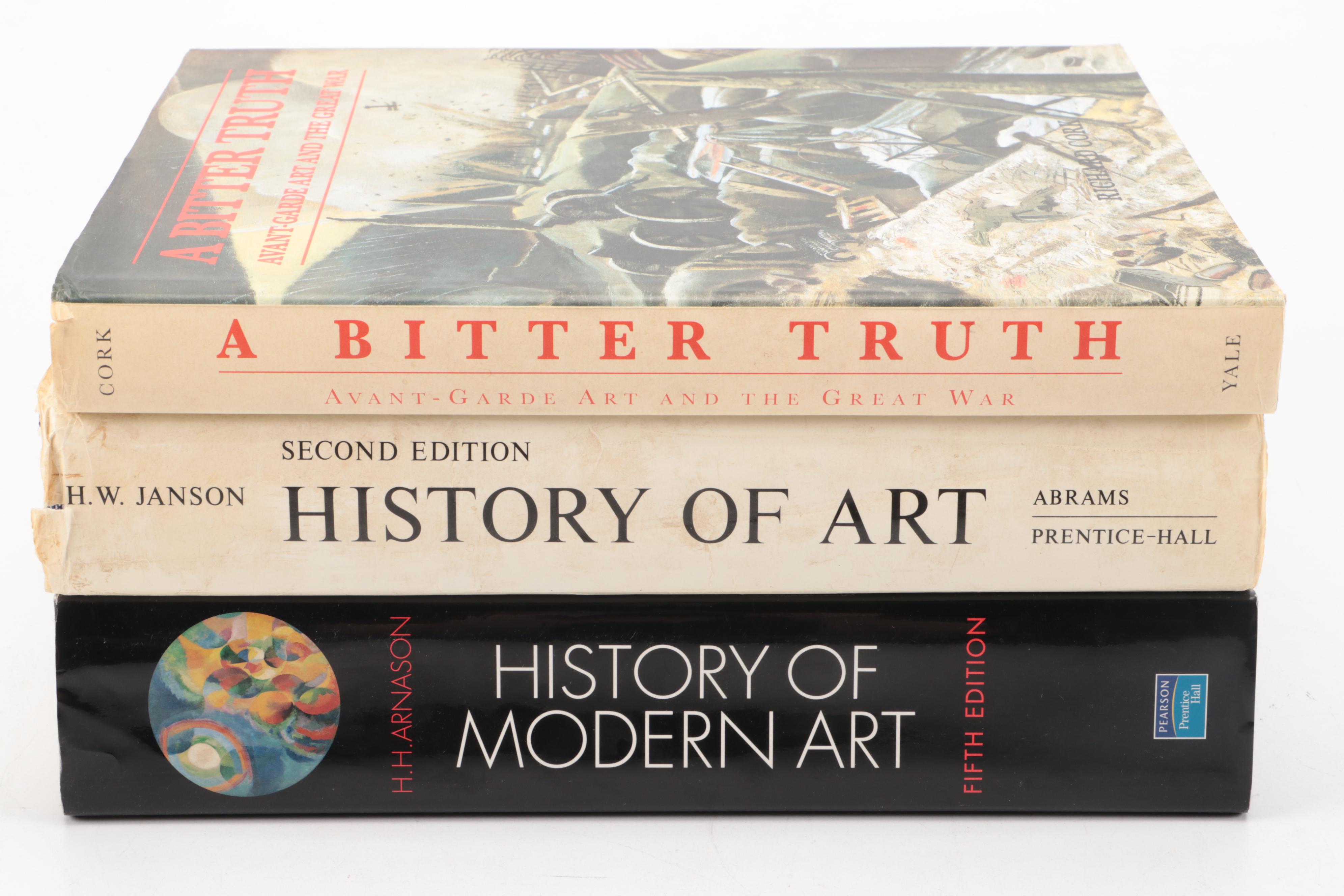 "History of Art," "History of Modern Art," and "A Bitter Truth" Art  Books