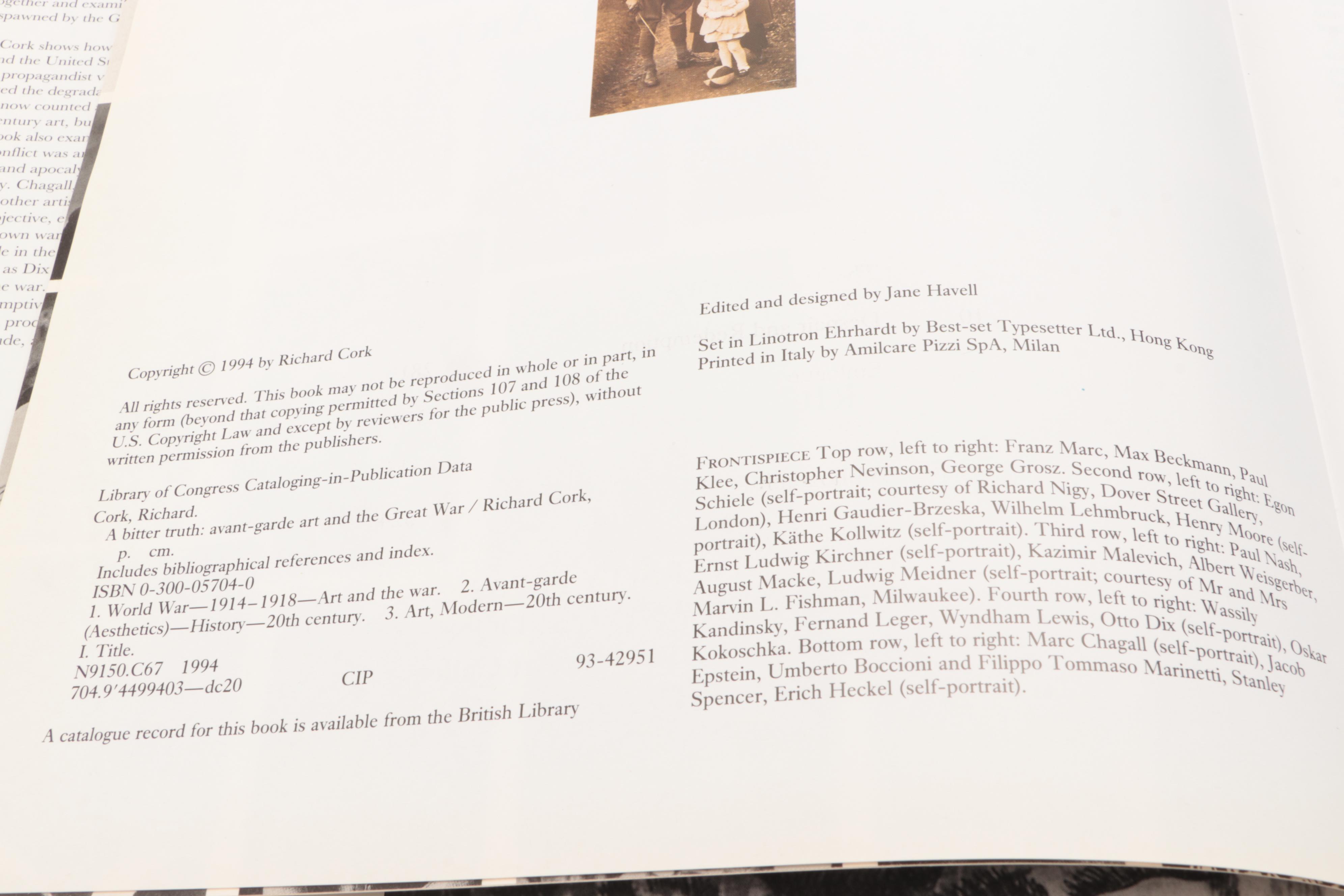 "History of Art," "History of Modern Art," and "A Bitter Truth" Art  Books