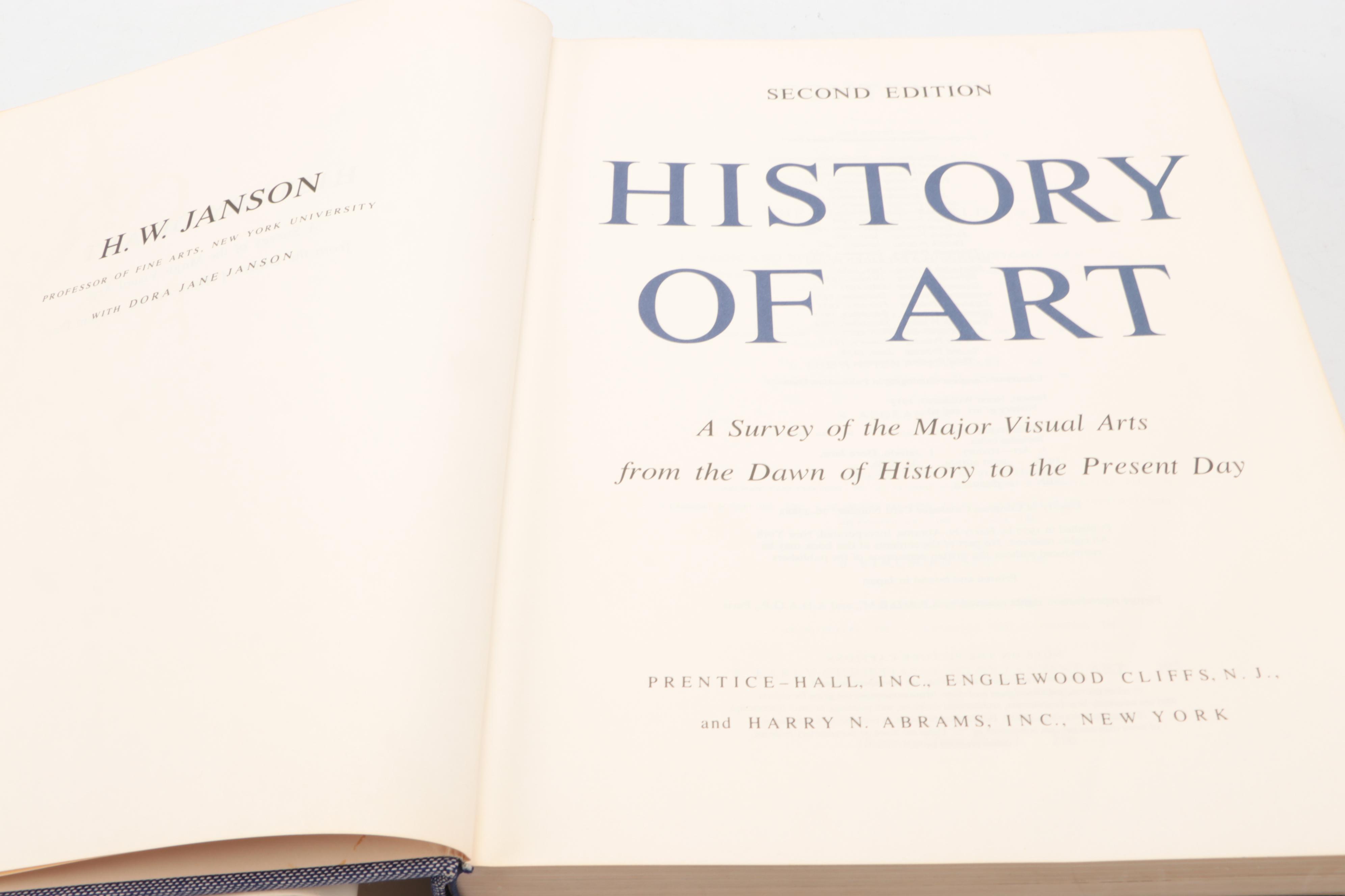 "History of Art," "History of Modern Art," and "A Bitter Truth" Art  Books