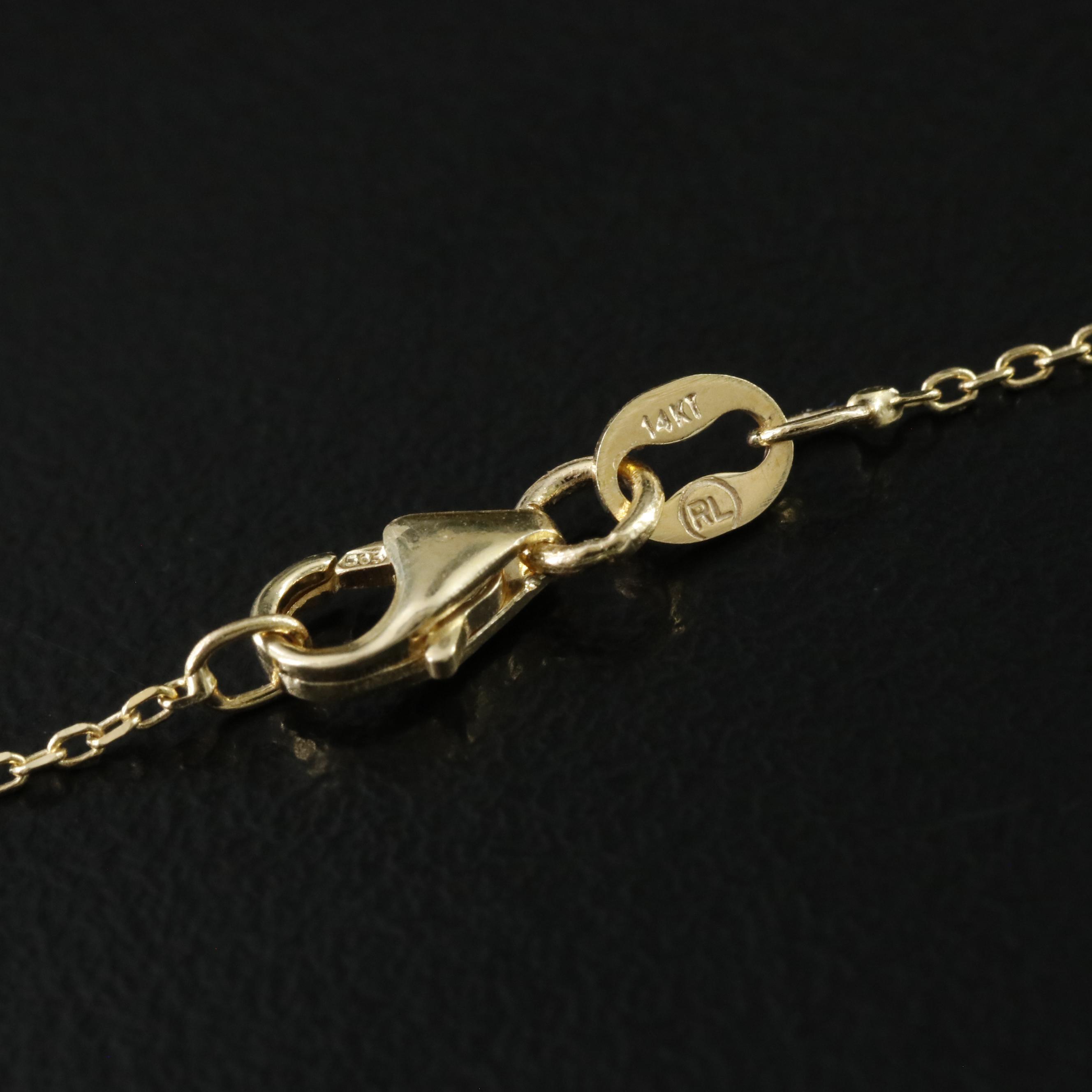14K Cable Chain Necklace