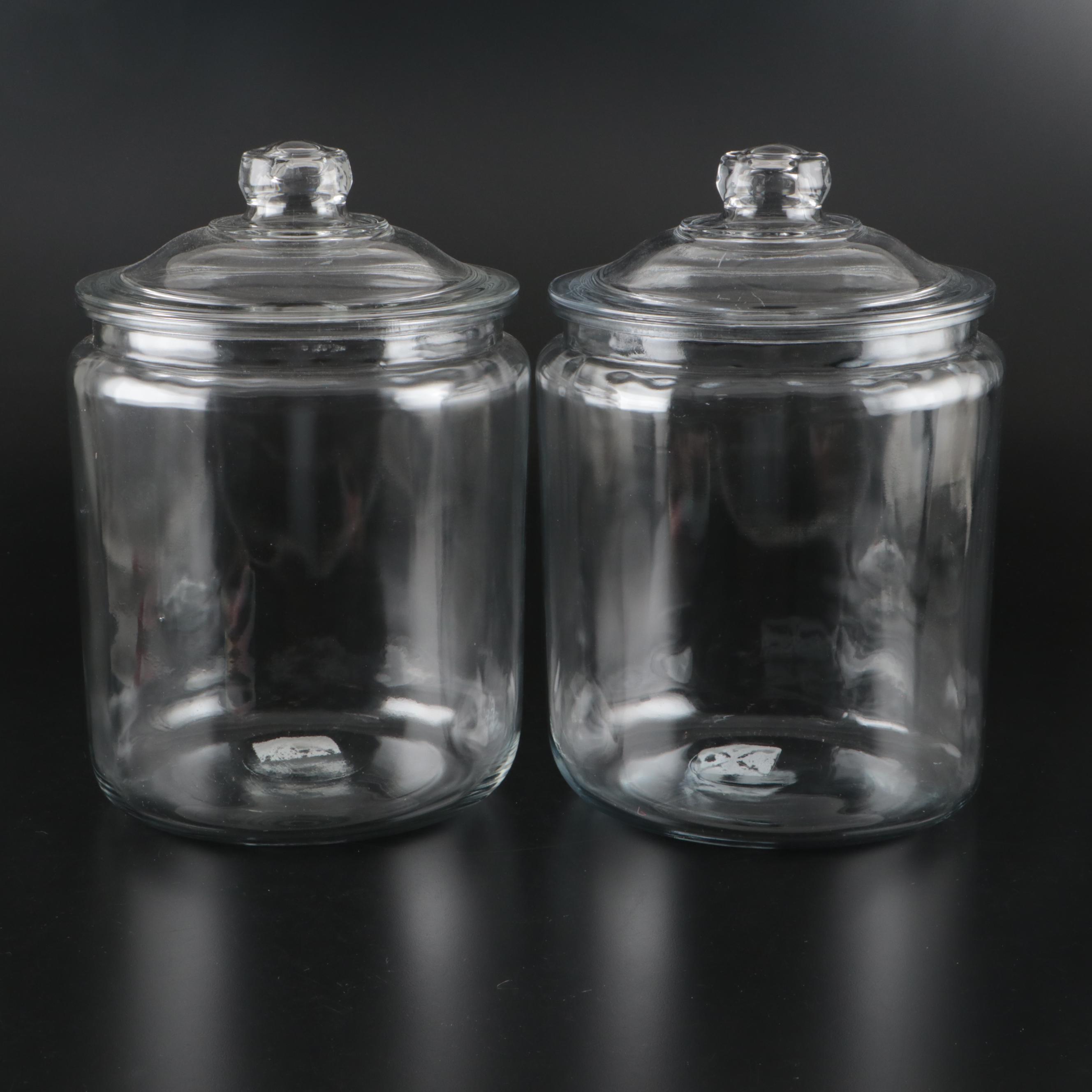 Anchor Hocking Two-Gallon Lidded Glass Jars