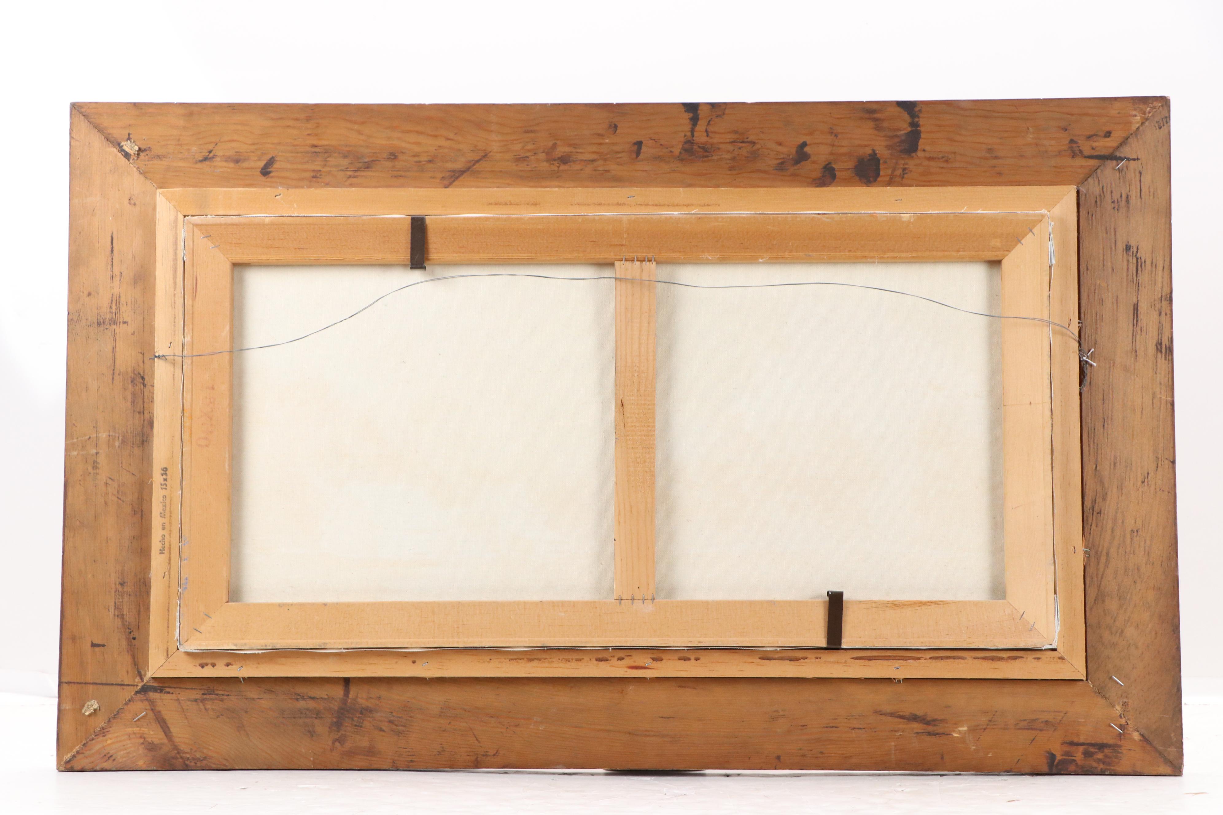 Oil Painting of Autumn Landscape with Barn, Late 20th–21st Century