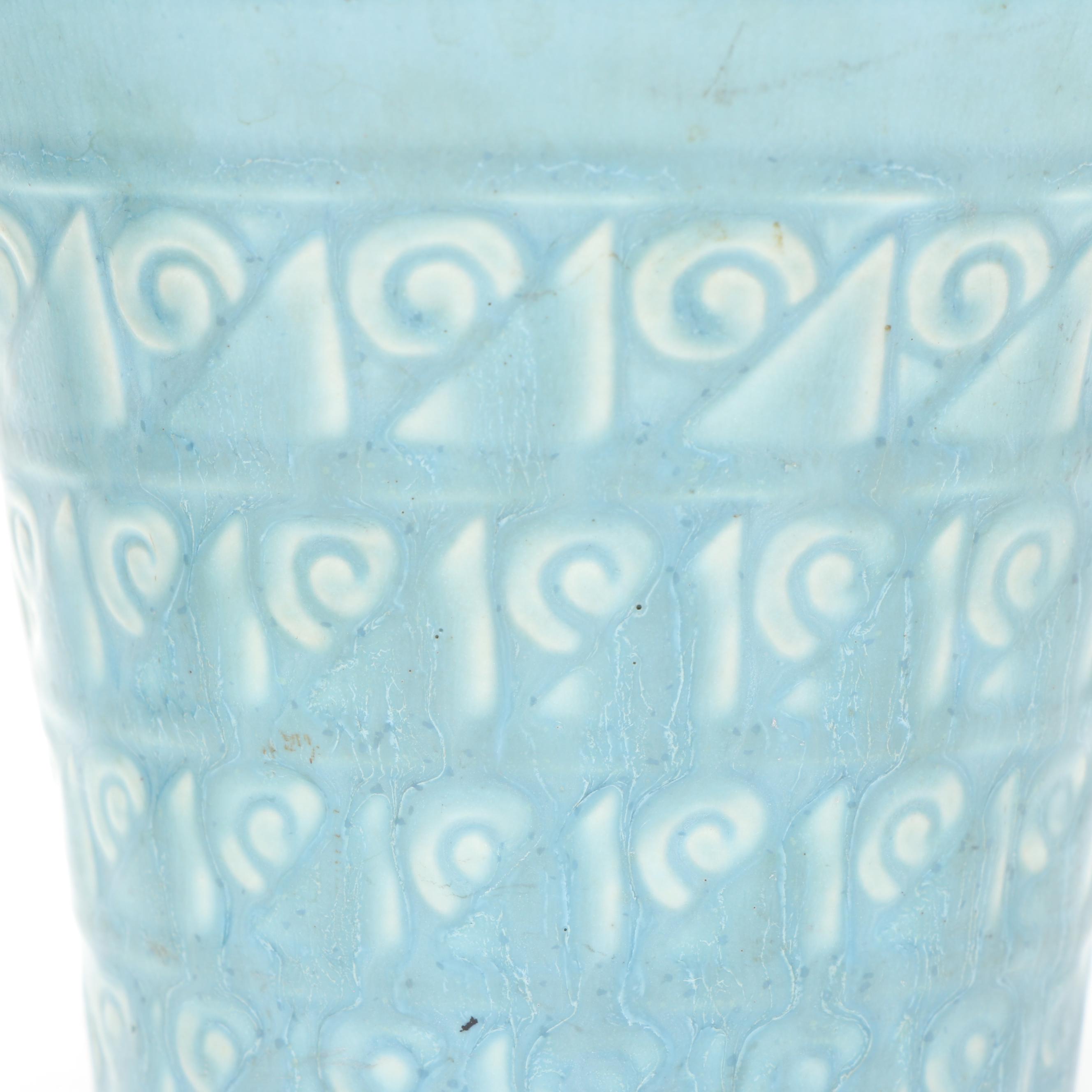 1932 Rookwood Pottery Ornamental Planter and Weller Pottery Matte Green Vase