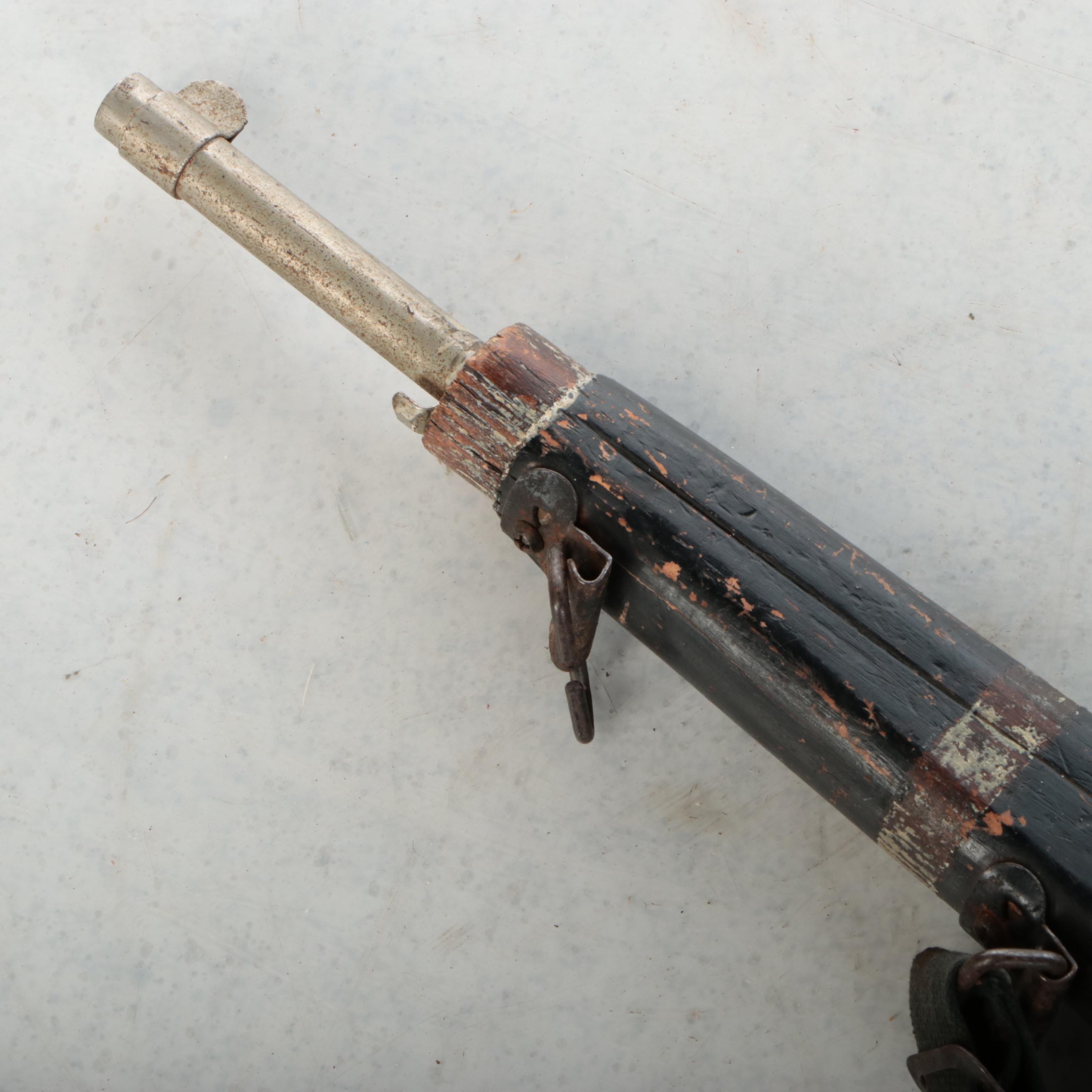 Child's 1903 Springfield Style Wooden and Metal Toy Guns, Mid-20th Century