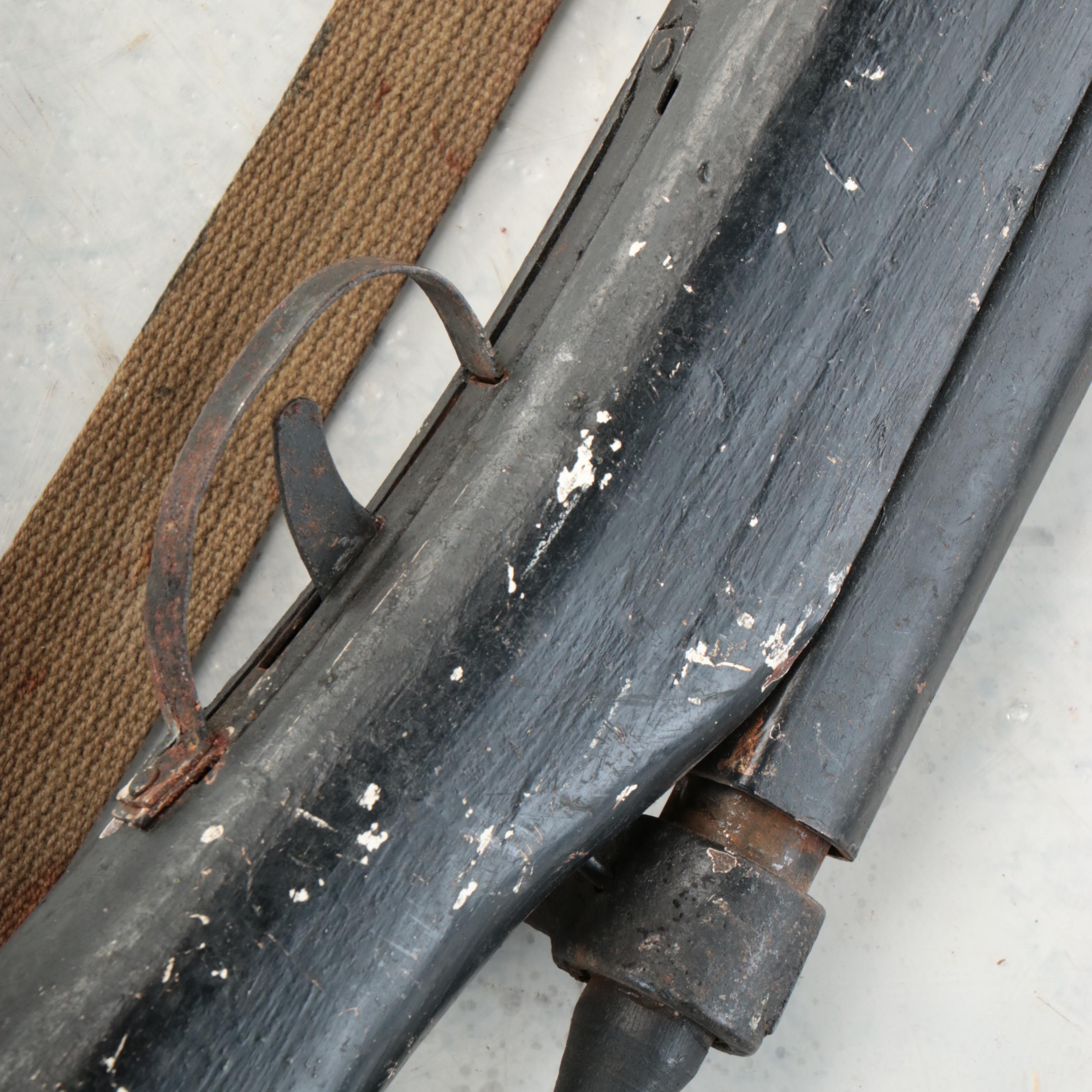 Child's 1903 Springfield Style Wooden and Metal Toy Guns, Mid-20th Century