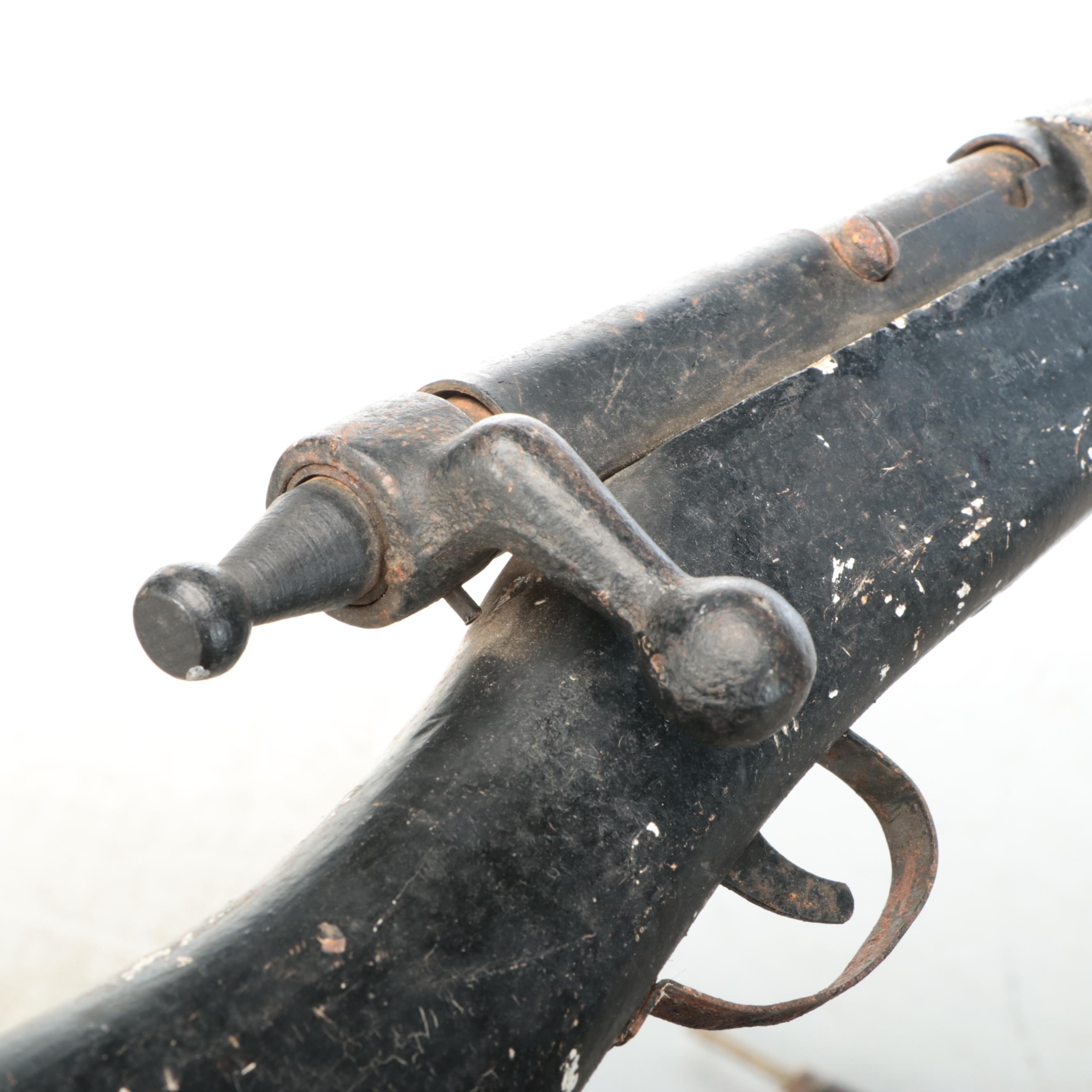 Child's 1903 Springfield Style Wooden and Metal Toy Guns, Mid-20th Century