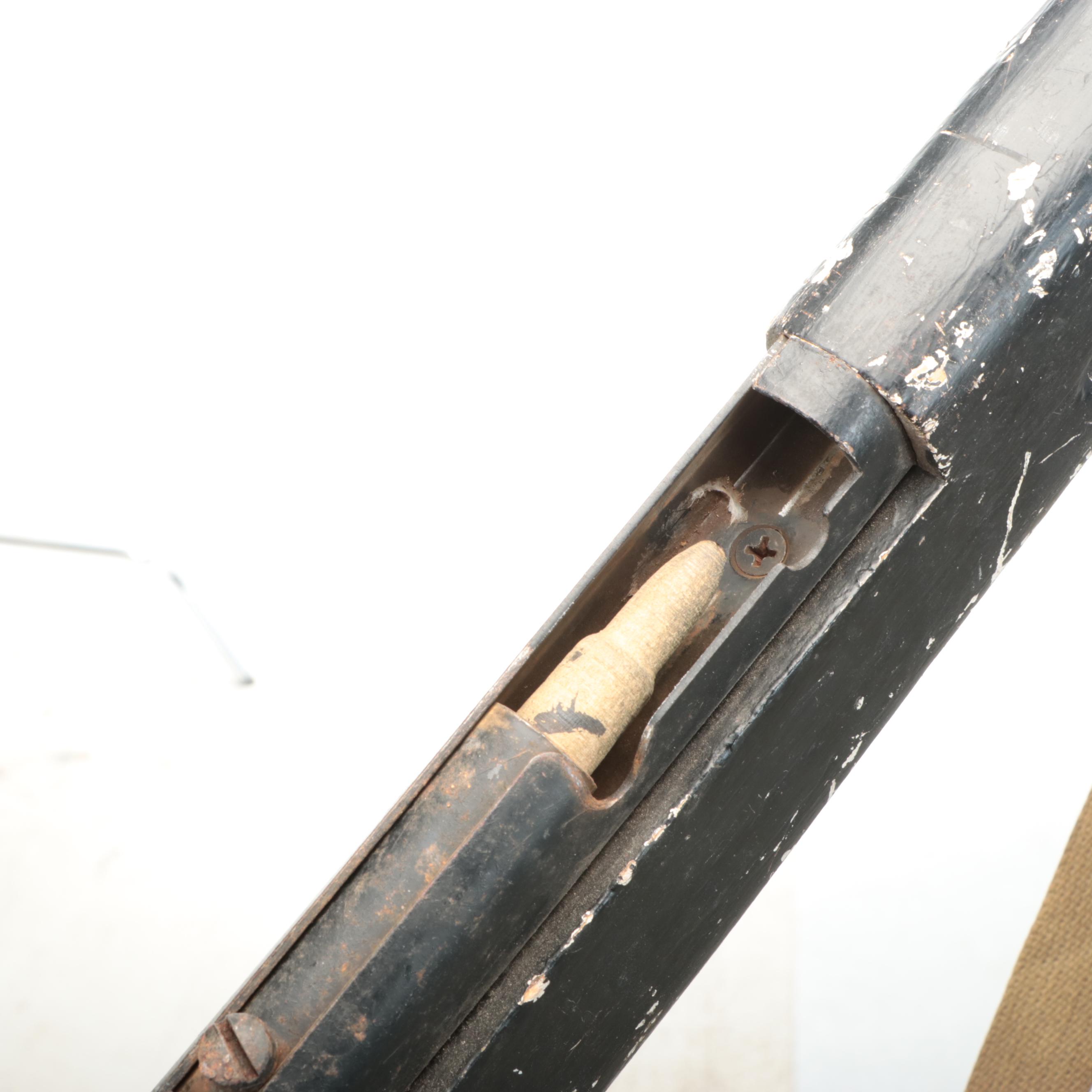 Child's 1903 Springfield Style Wooden and Metal Toy Guns, Mid-20th Century