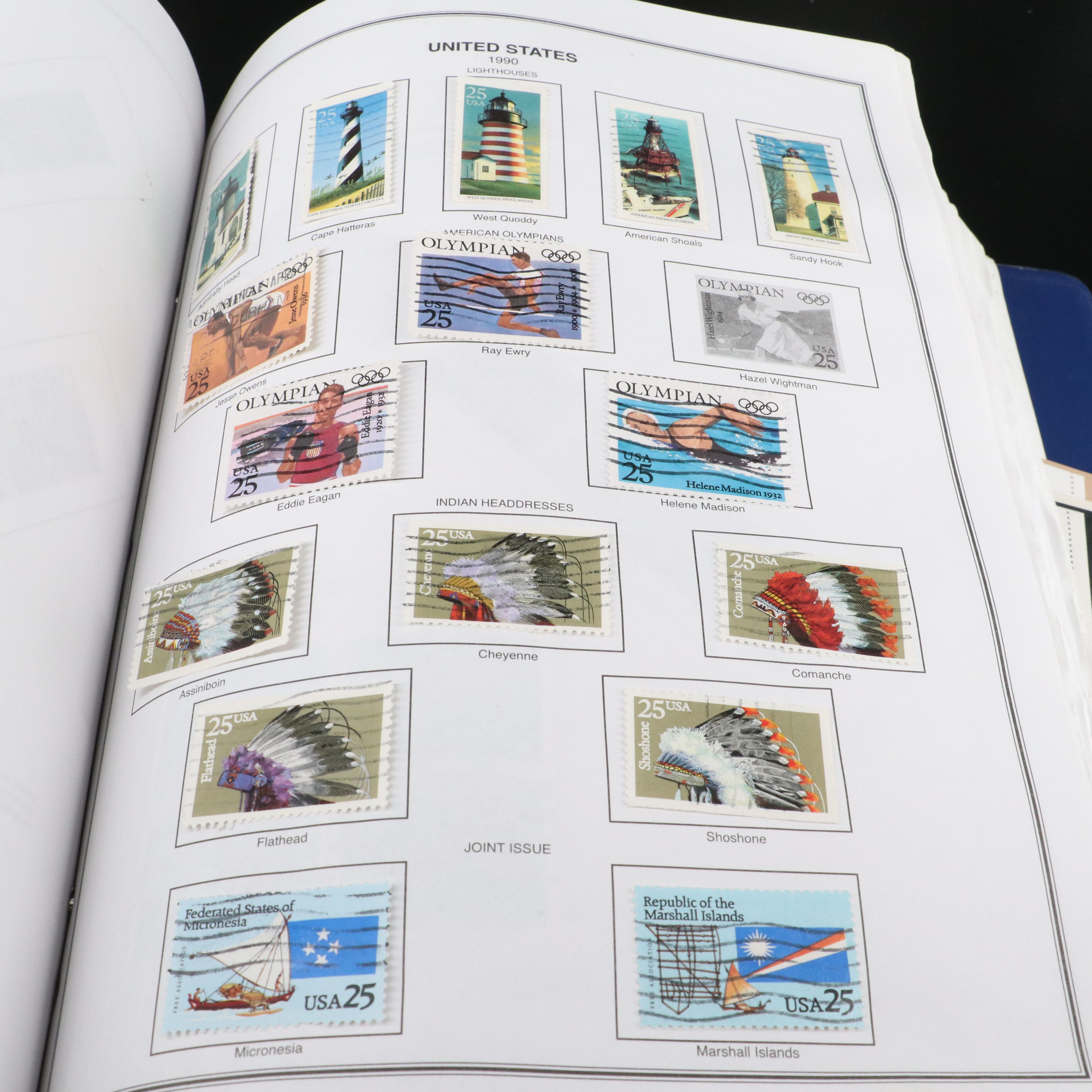 Two Harris  United States Liberty Stamp Albums Part 1 and 2