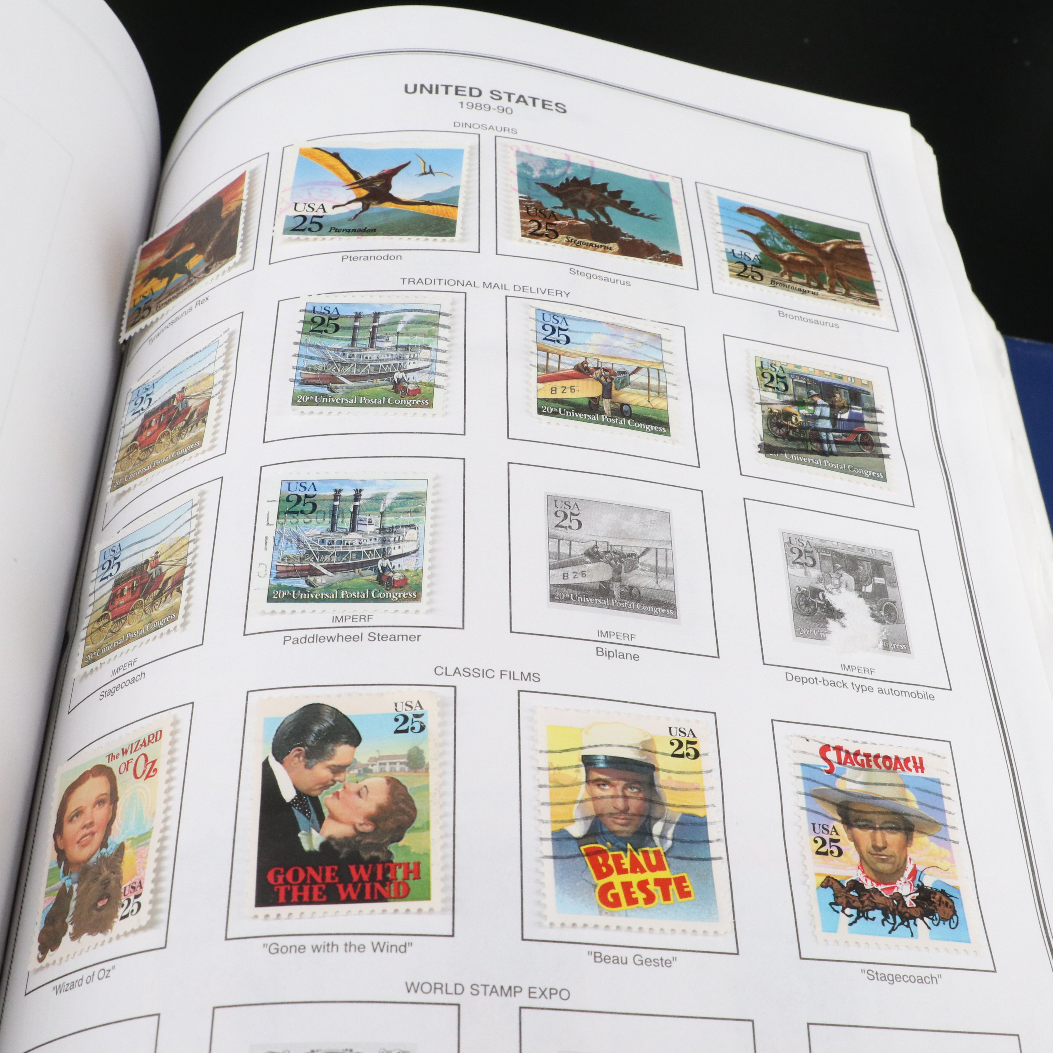 Two Harris  United States Liberty Stamp Albums Part 1 and 2