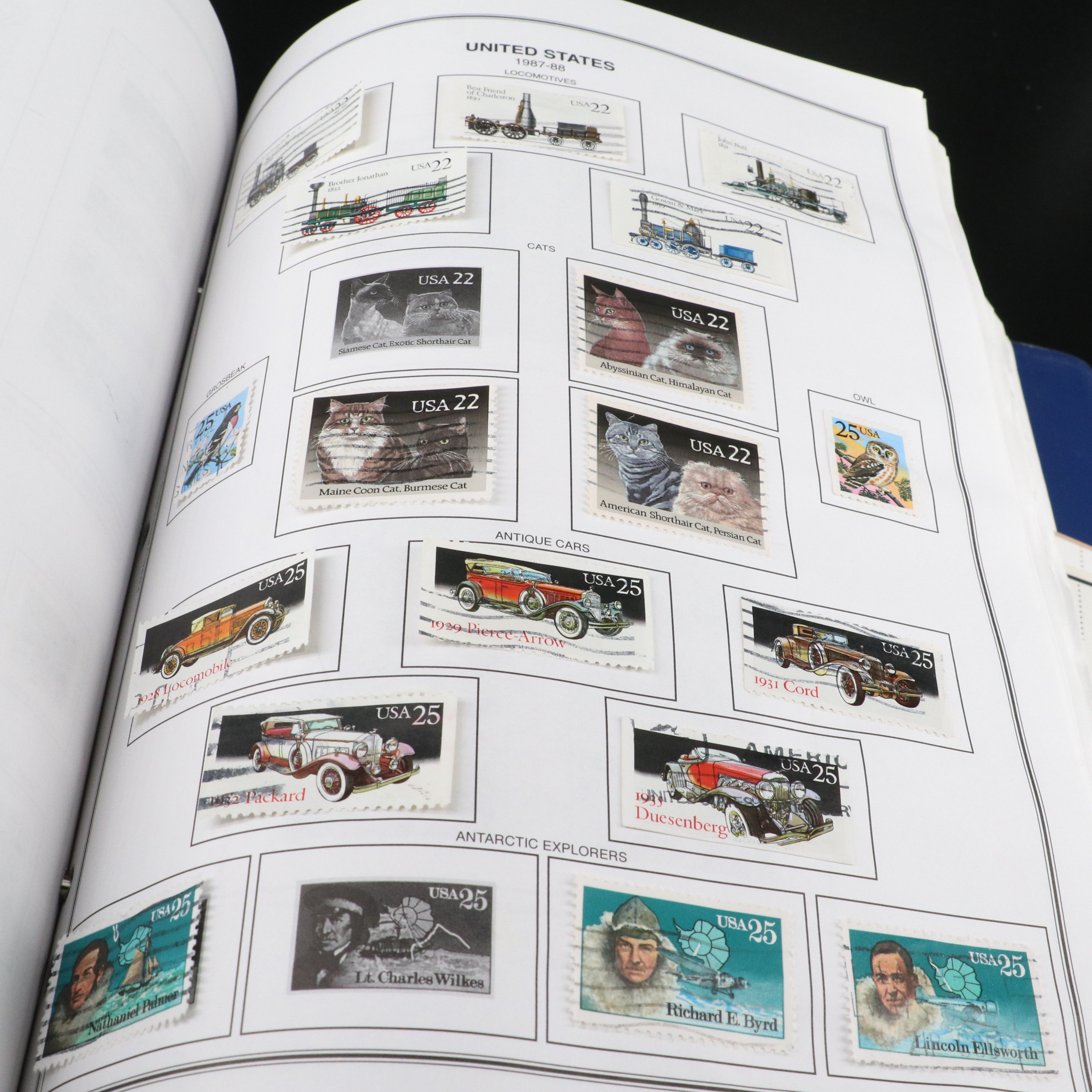 Two Harris  United States Liberty Stamp Albums Part 1 and 2