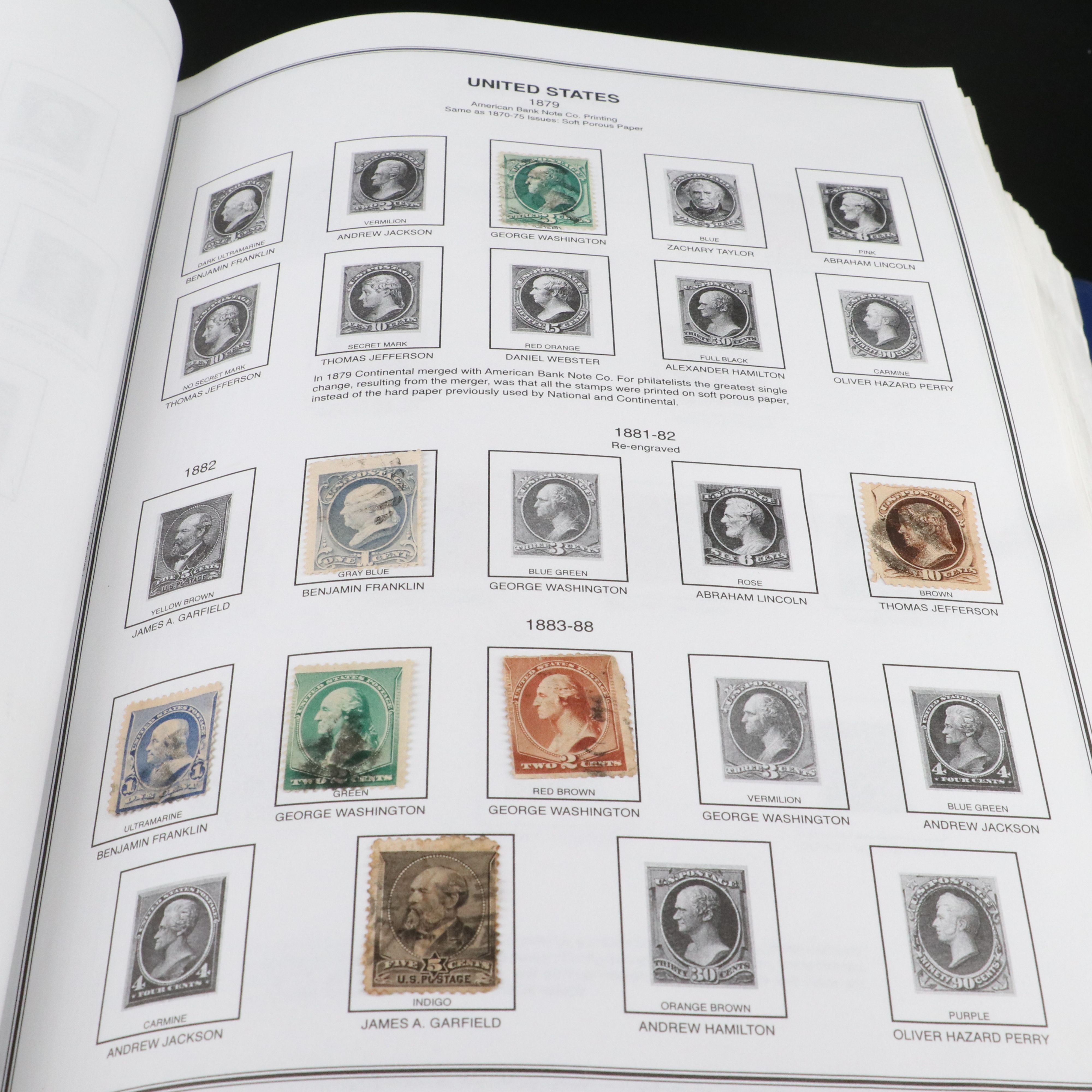 Two Harris  United States Liberty Stamp Albums Part 1 and 2