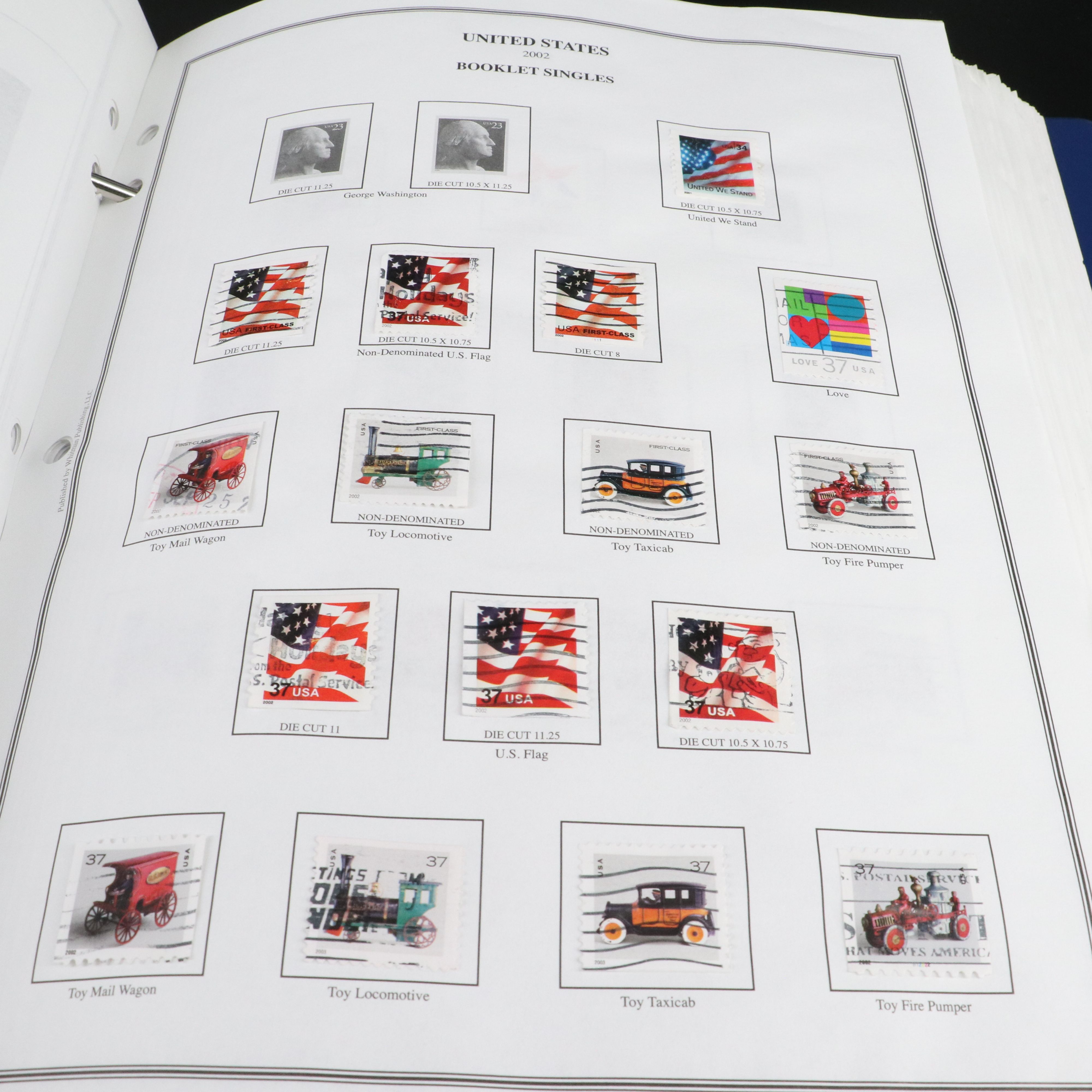 Two Harris  United States Liberty Stamp Albums Part 1 and 2