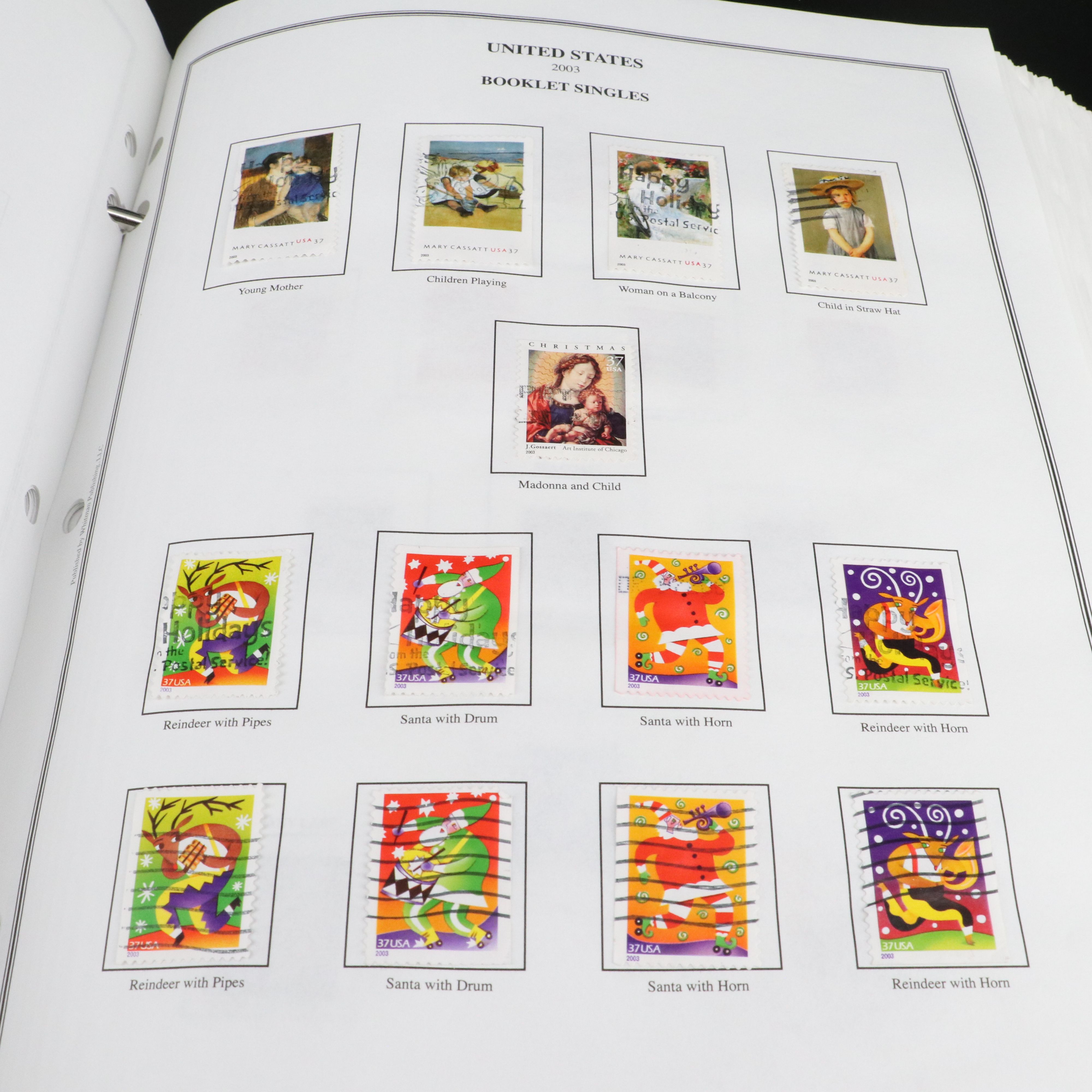 Two Harris  United States Liberty Stamp Albums Part 1 and 2