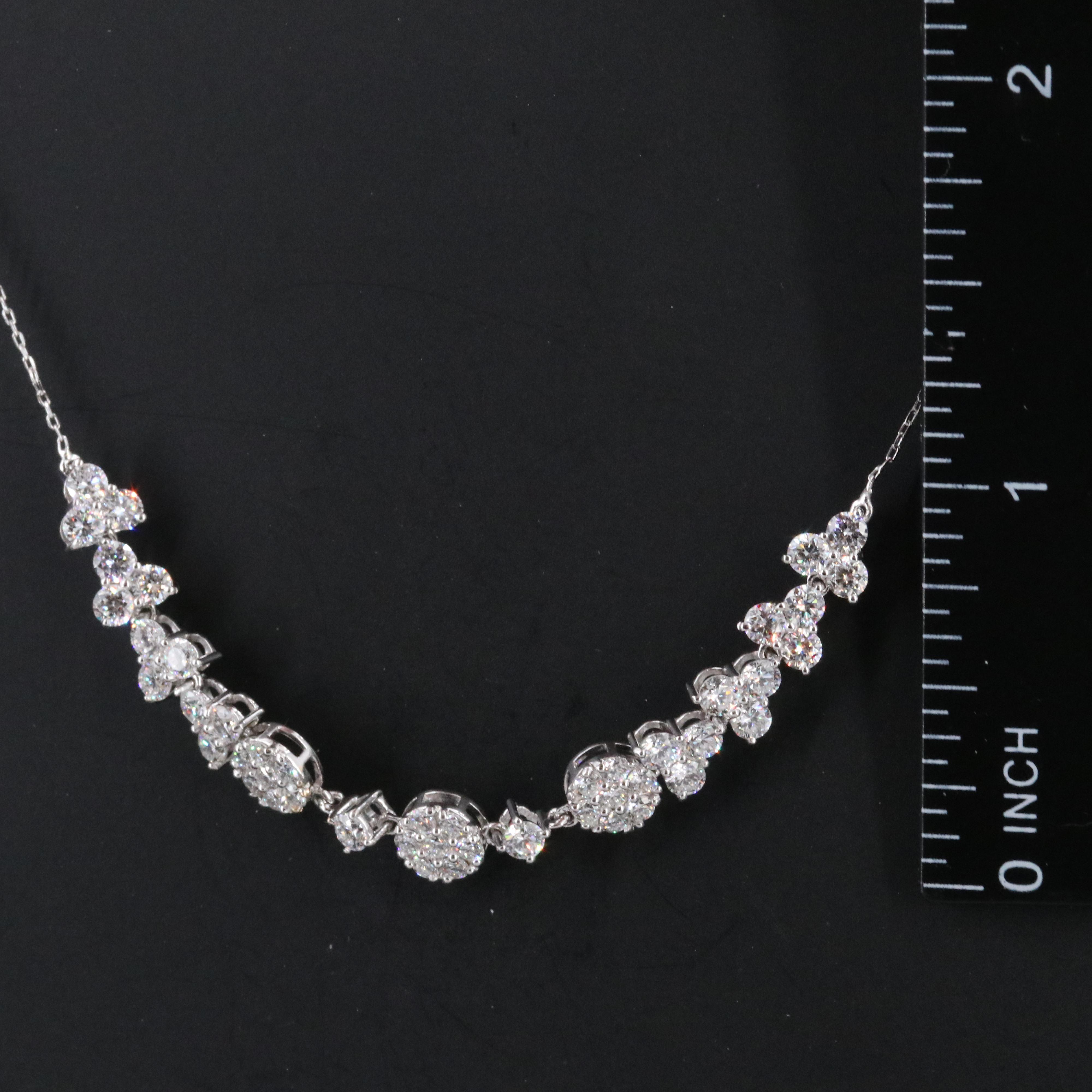 14K 2.43 CTW Lab Grown Diamond Necklace with IGI Jewelry Report
