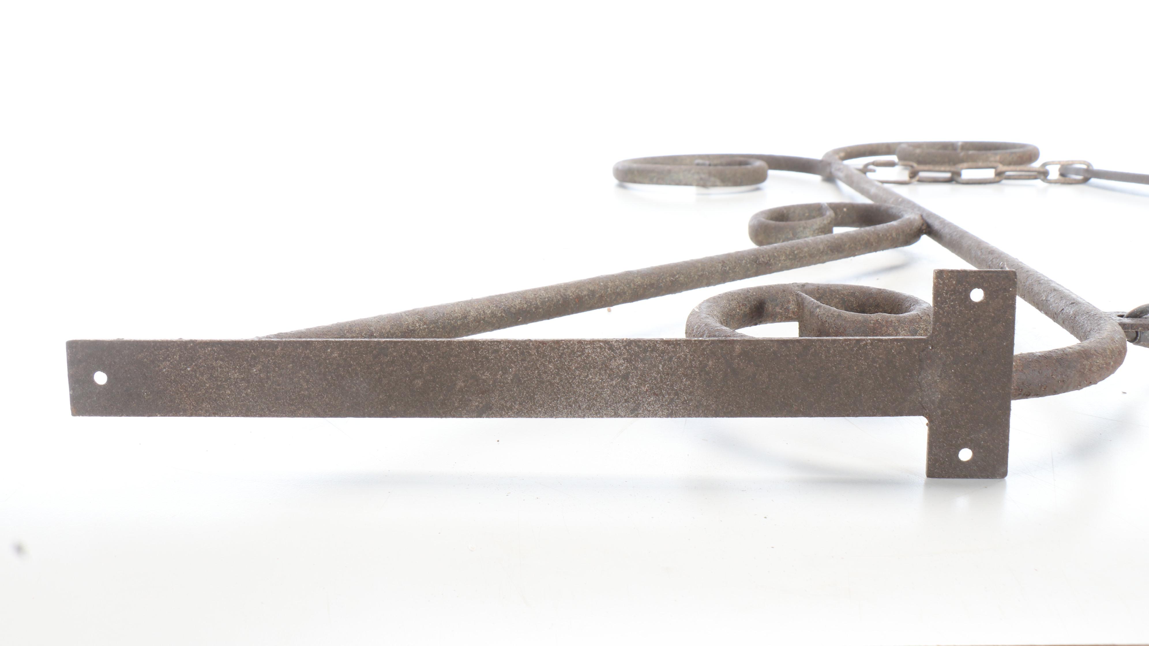 Wrought Iron and Sheet Metal Tailor's Shop Sign