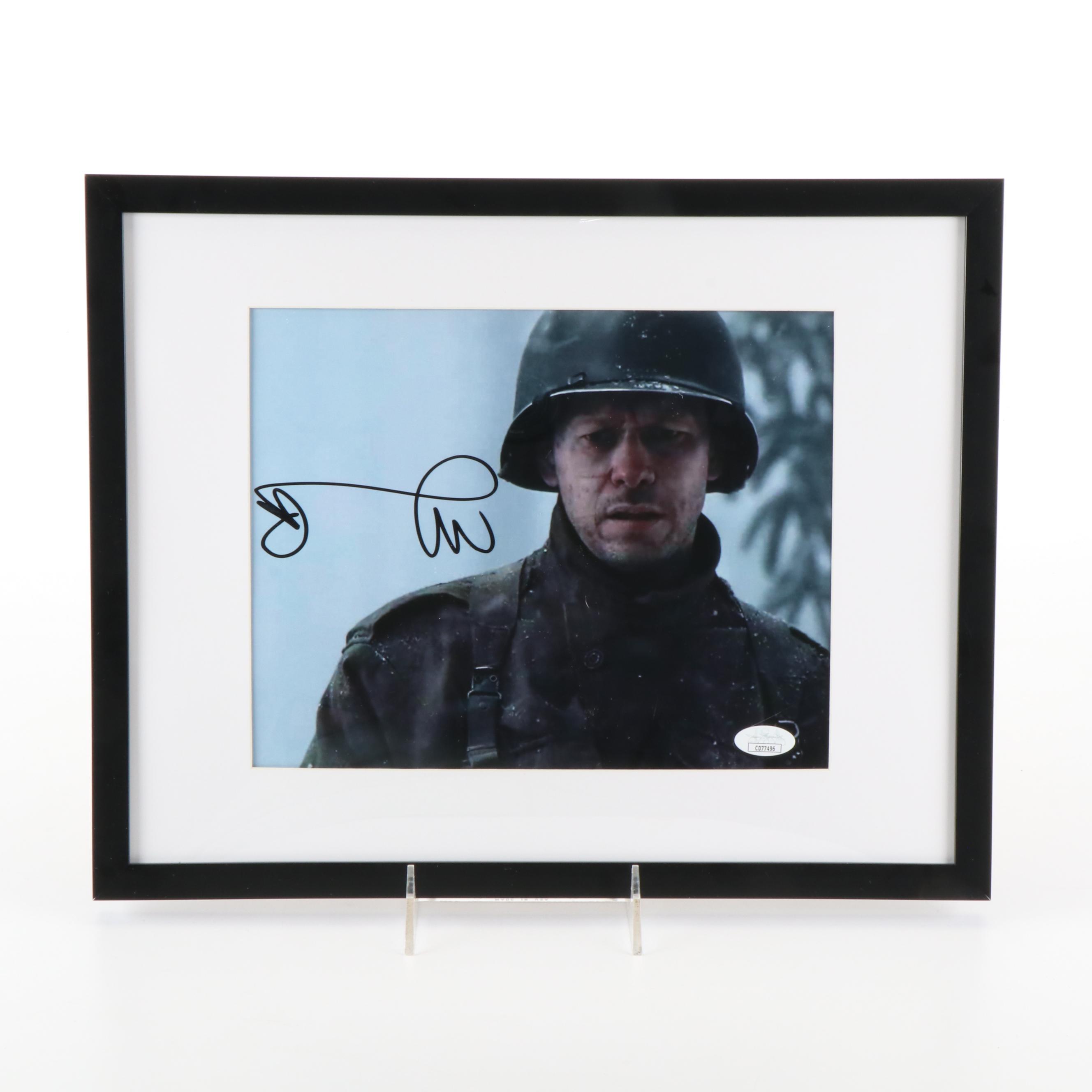 Donnie Wahlberg Signed “Band of Brothers” Movie Print in Matted Frame, JSA