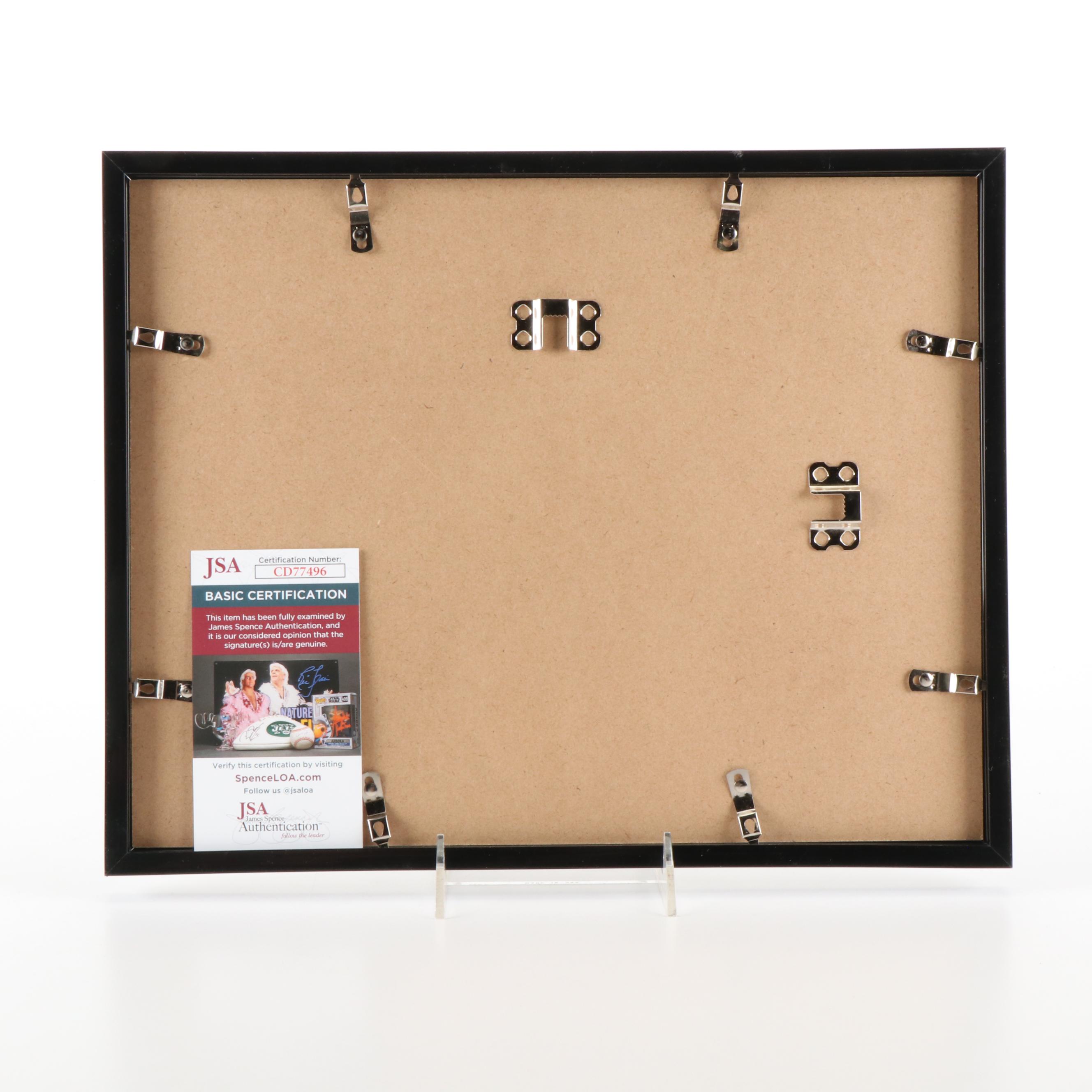 Donnie Wahlberg Signed “Band of Brothers” Movie Print in Matted Frame, JSA