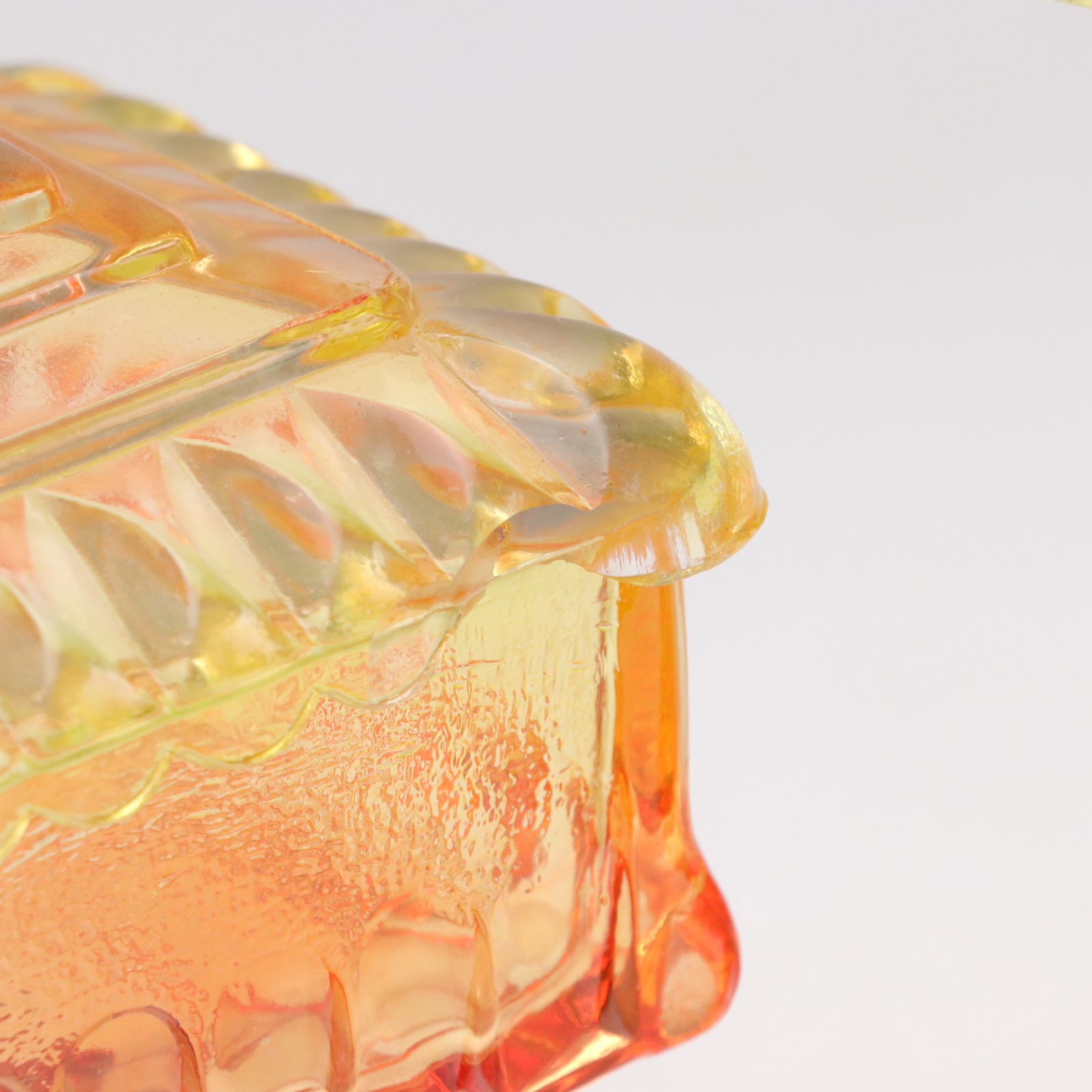 Indiana "Harvest Grape" Carnival Glass Pitcher, Jeannette Amberina Glass & More