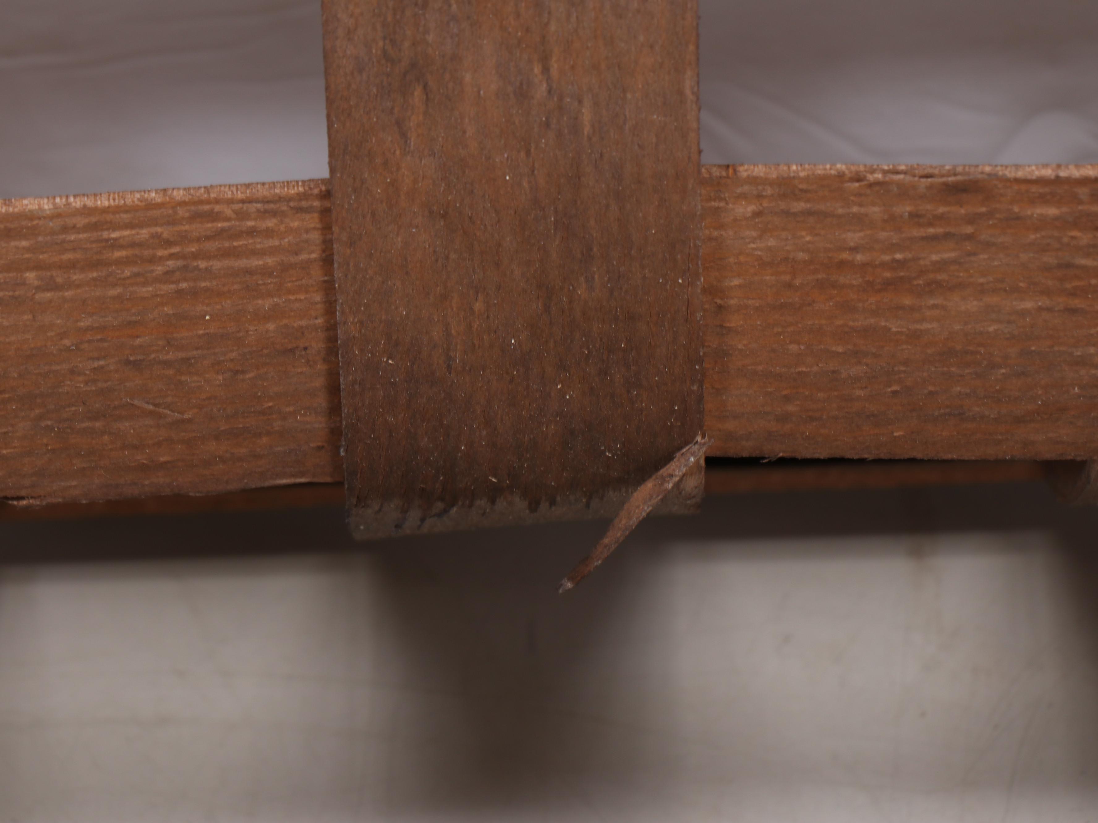 Set of Three Split Wood Nesting Tobacco Baskets