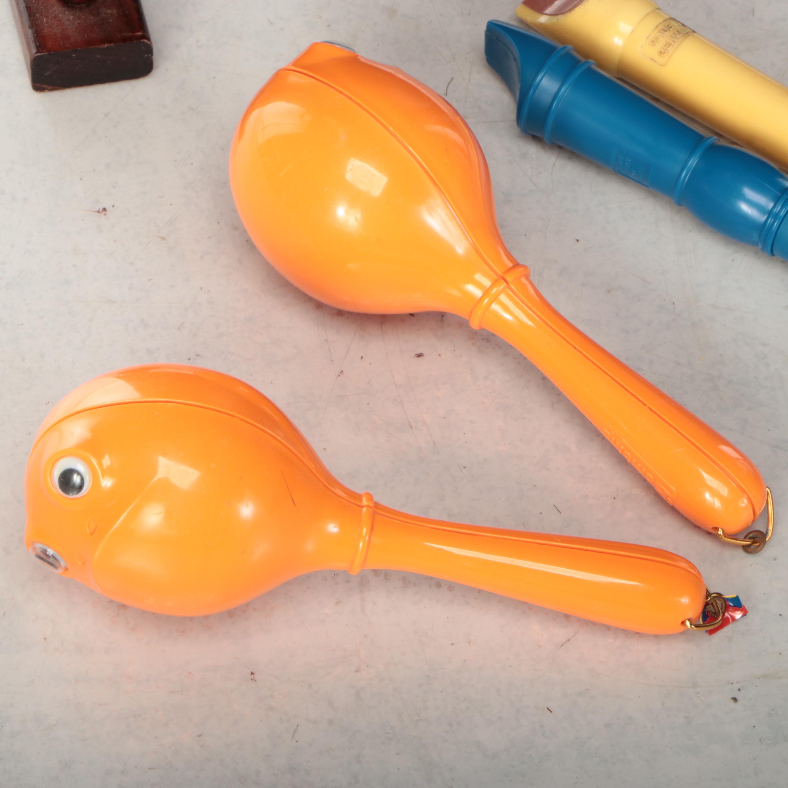 Schoenhut Child Piano with Maracas and More Instrument Toys