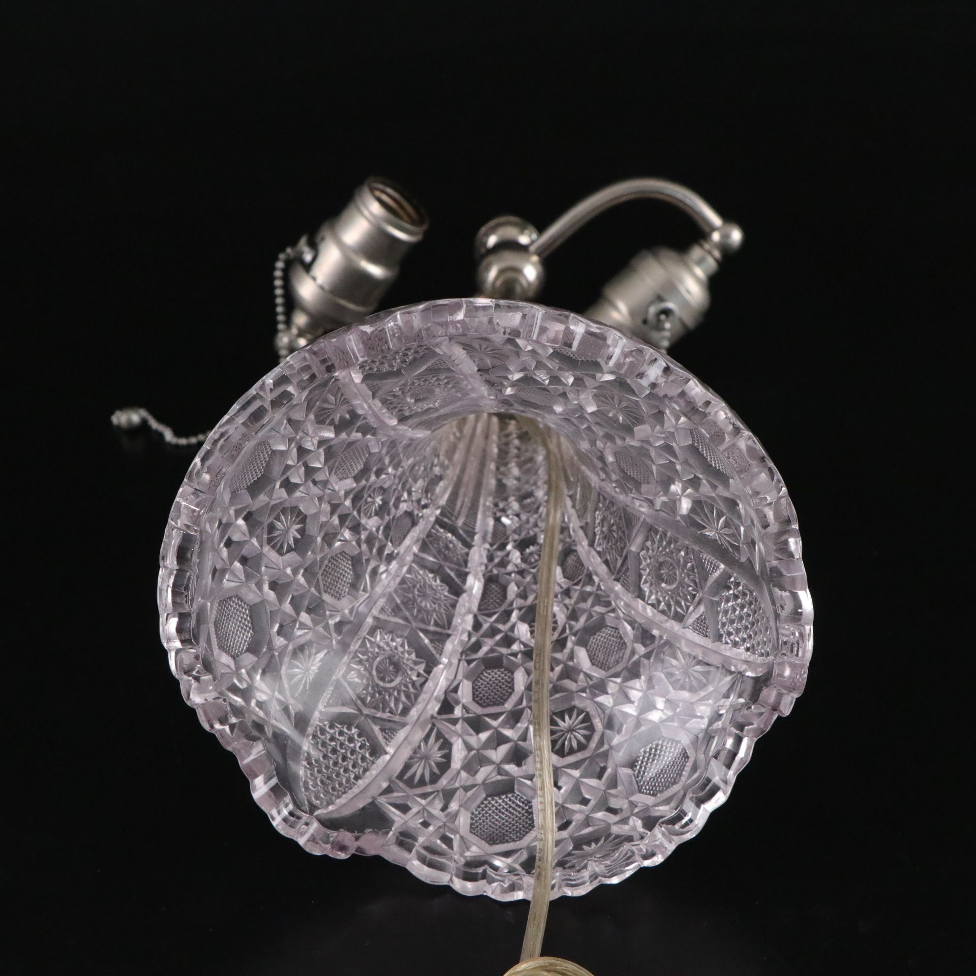 American Brilliant Glass Style Table Lamp