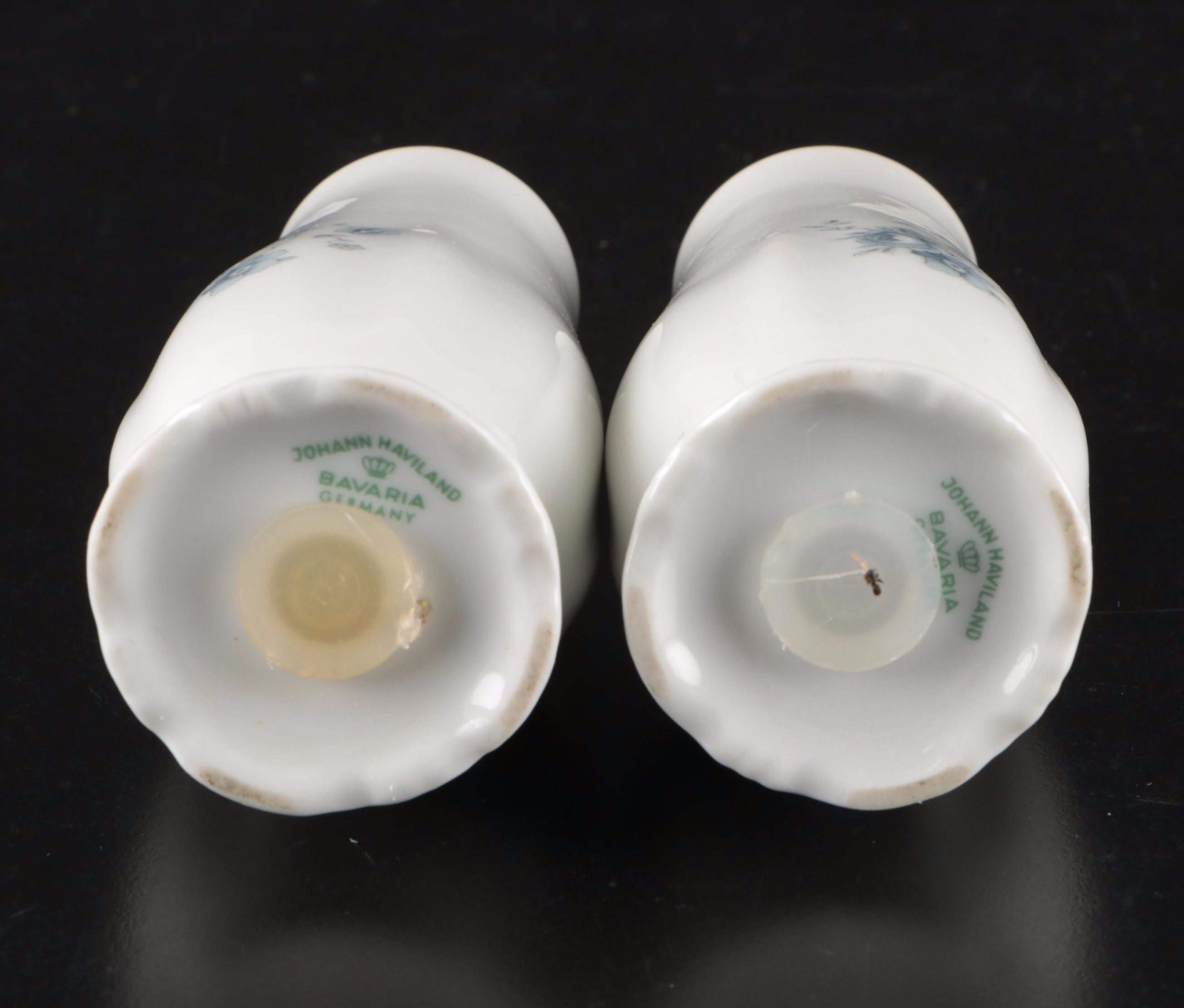 Johann Haviland "Blue Garland" Porcelain Tableware, Late 20th Century