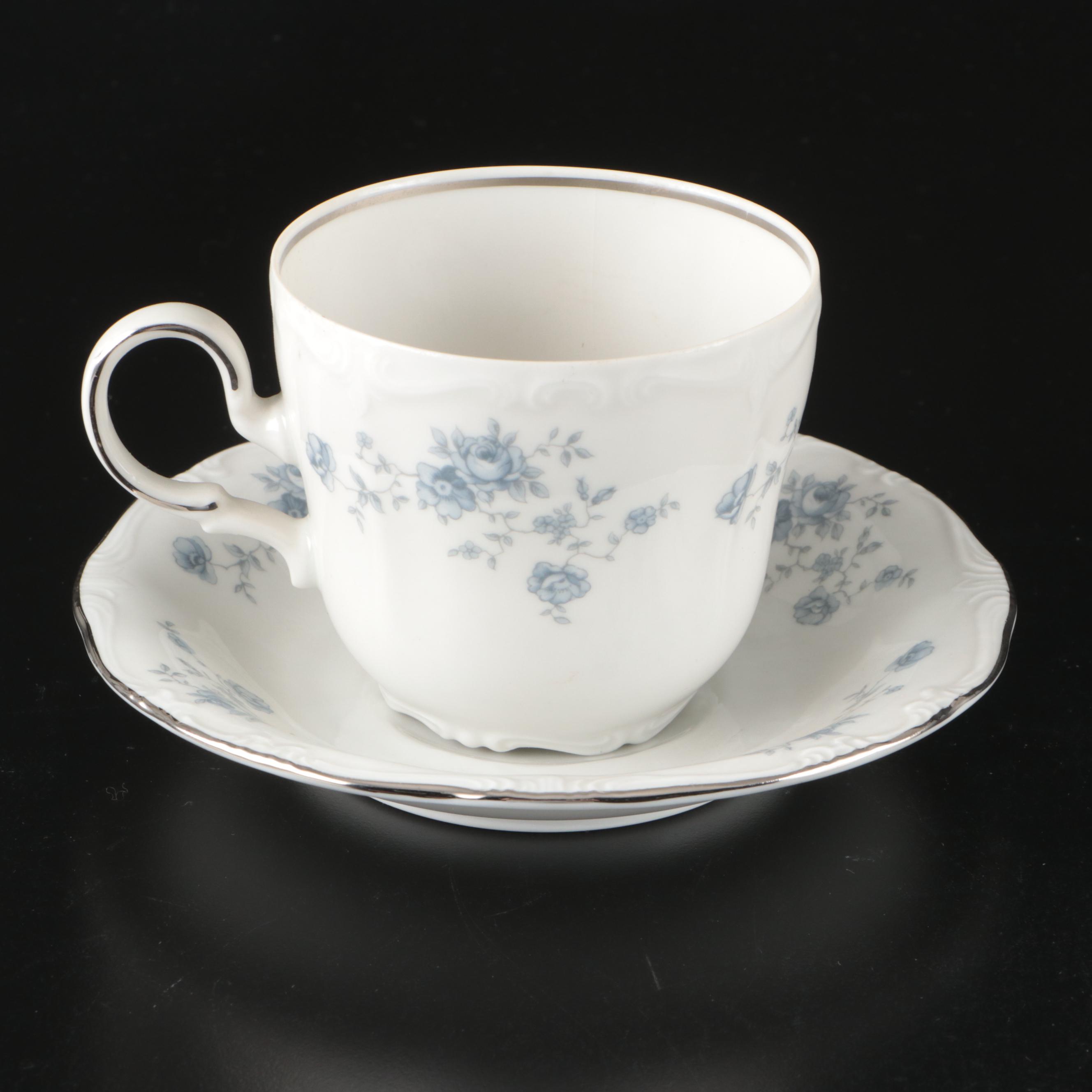 Johann Haviland "Blue Garland" Porcelain Tableware, Late 20th Century