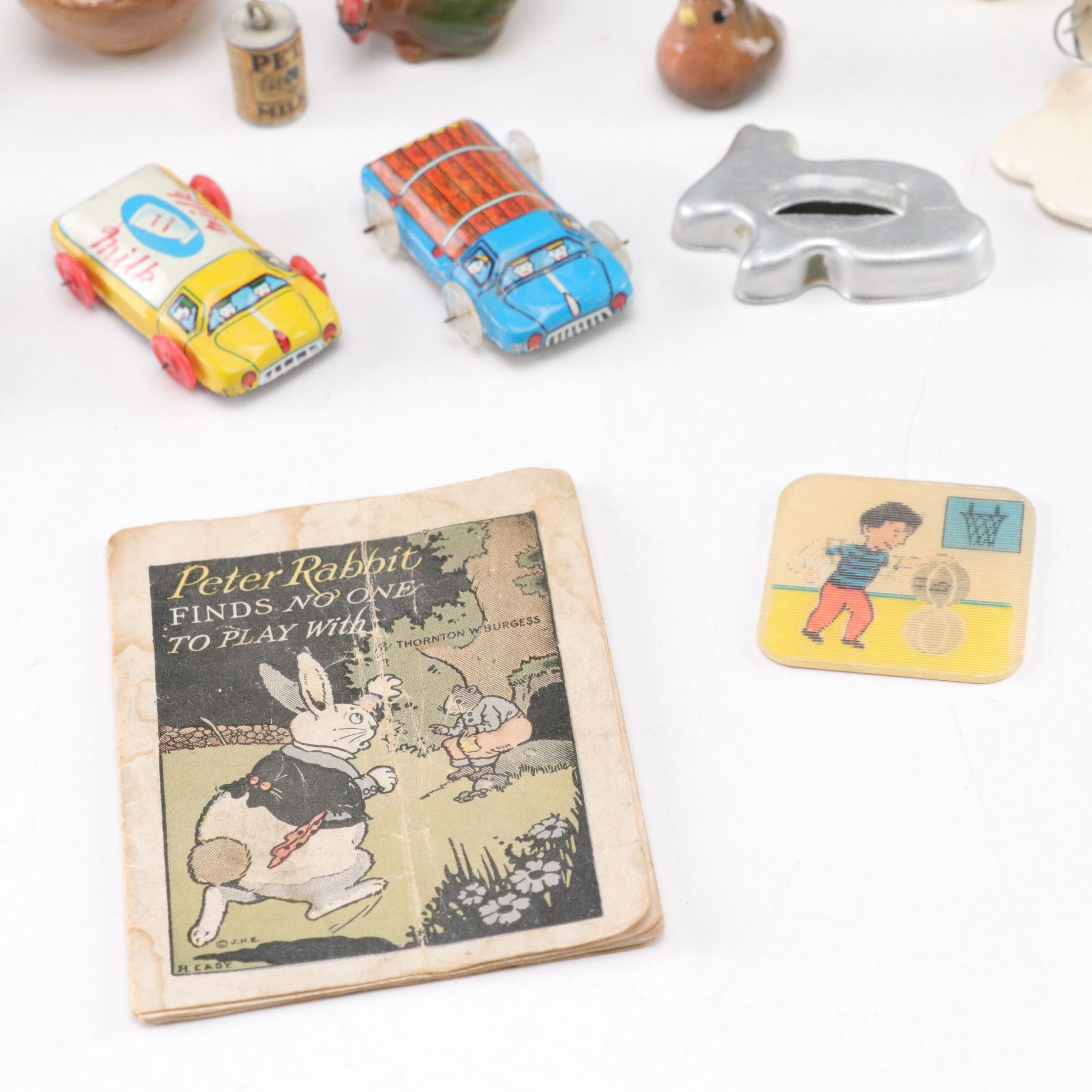 Miniature Trinkets & Figurines; Animals, Vehicles, Tea Sets, & More