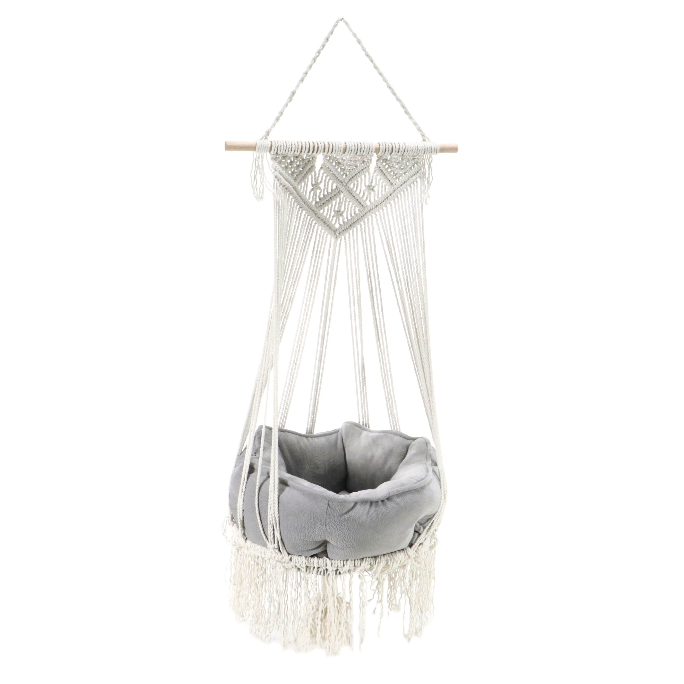 Macrame Suspended Fabric Pet Bed
