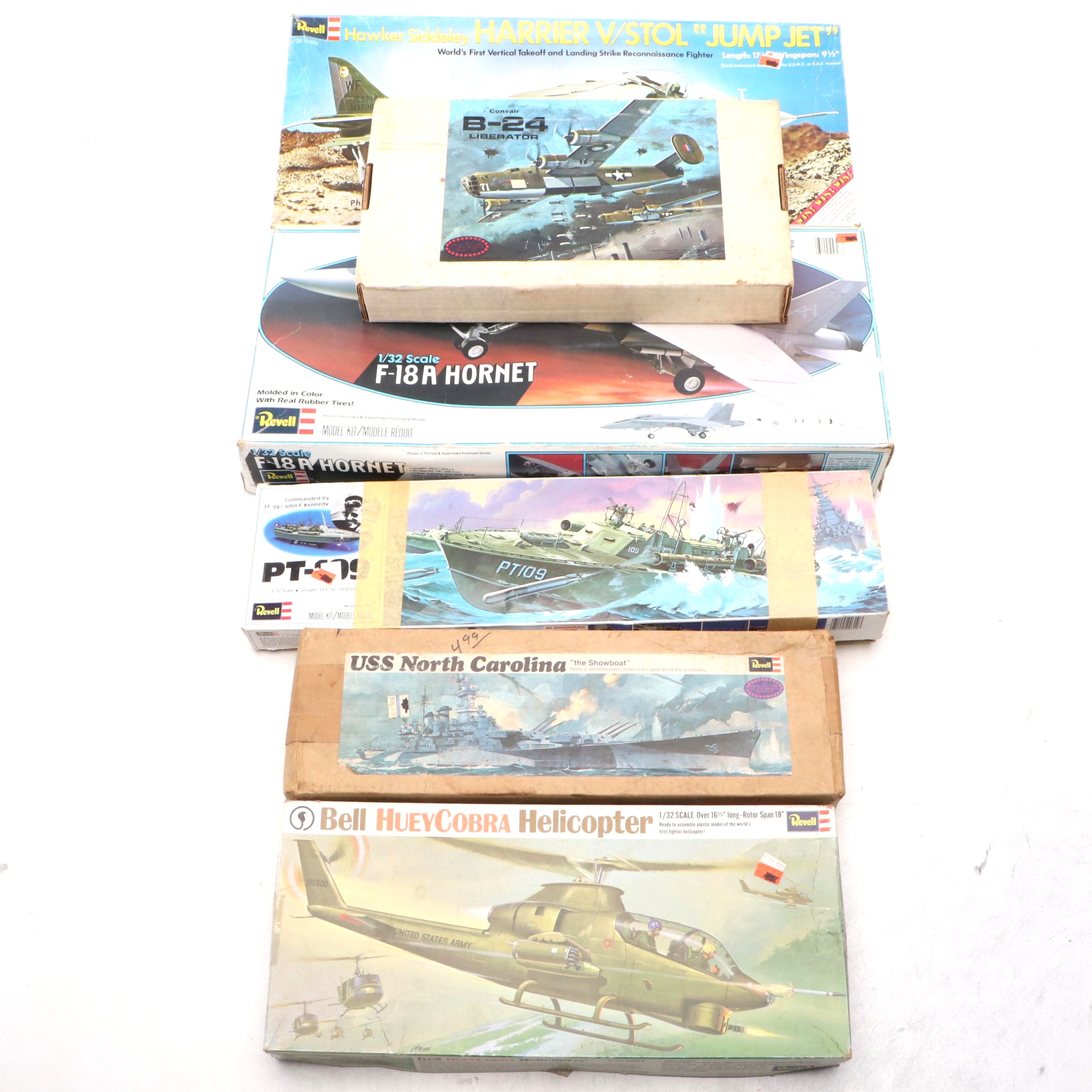 Revell "F-18A Hornet," "USS North Carolina" and More Model Kits