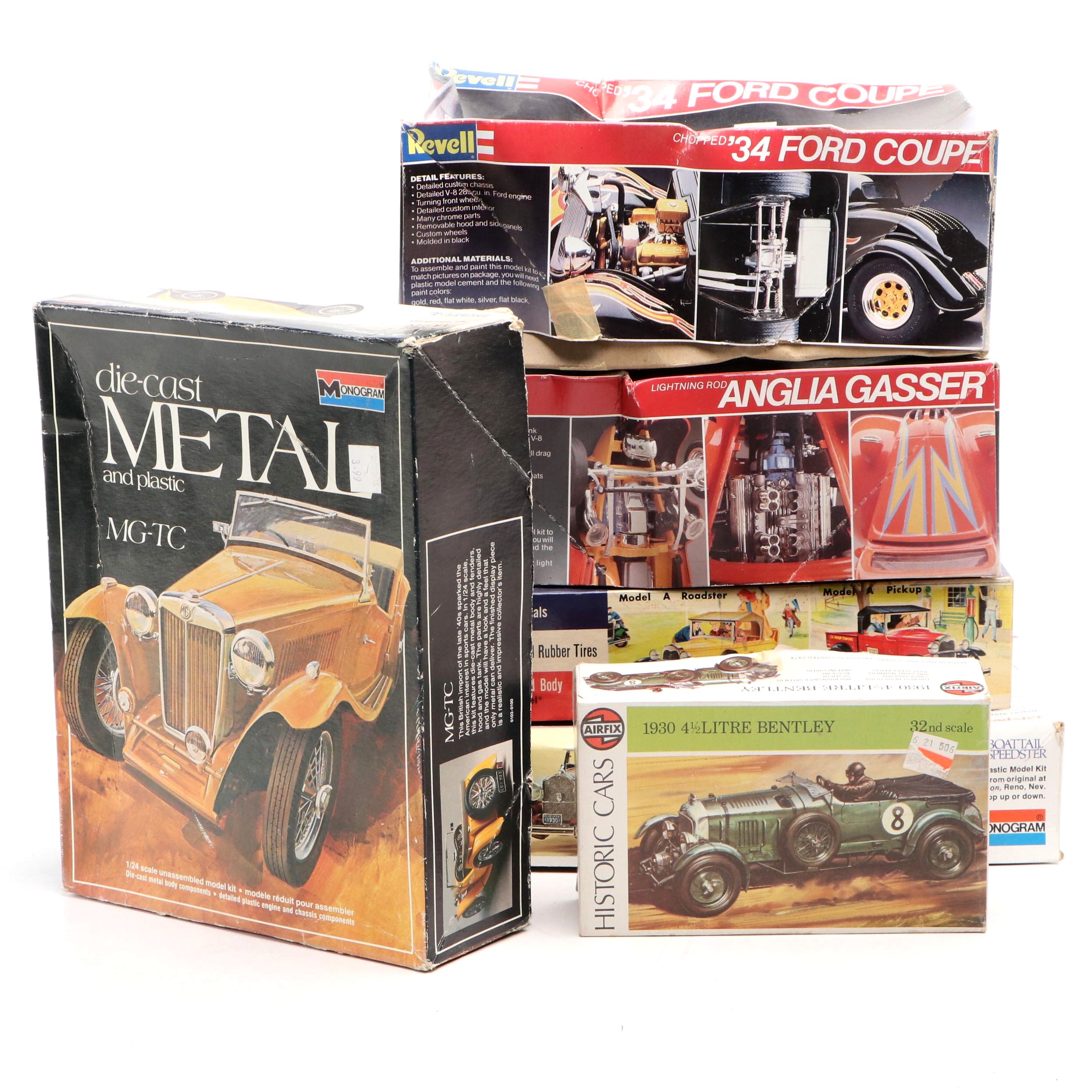 Revell "Anglia Gasser," "Chopped '34 Ford Coupe" and More Model Car Kits