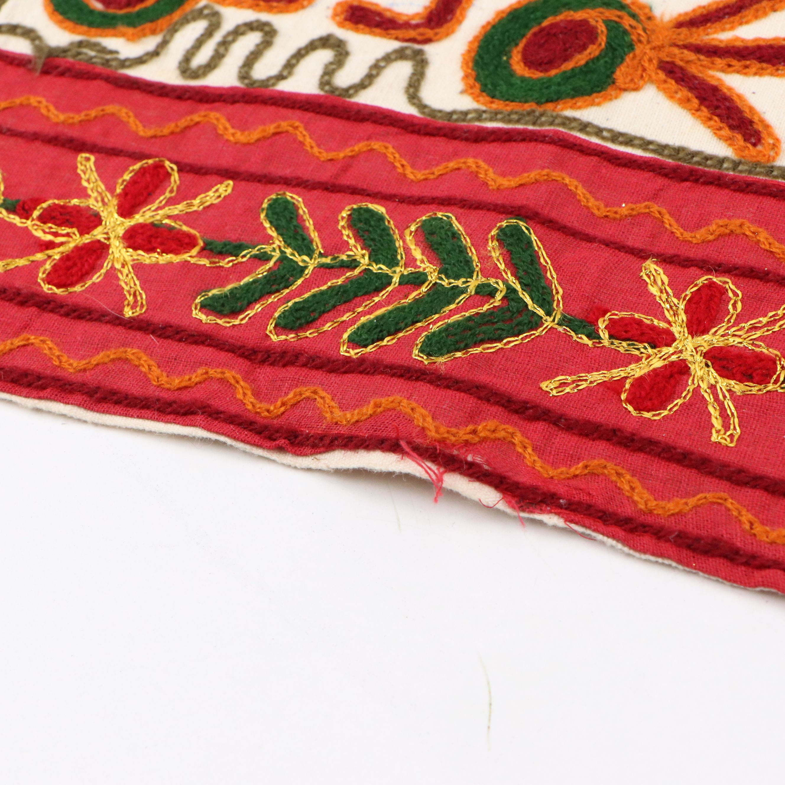 Indian Embroidered Placemat, Ornate Traditional Wedding Pouch and Elephant