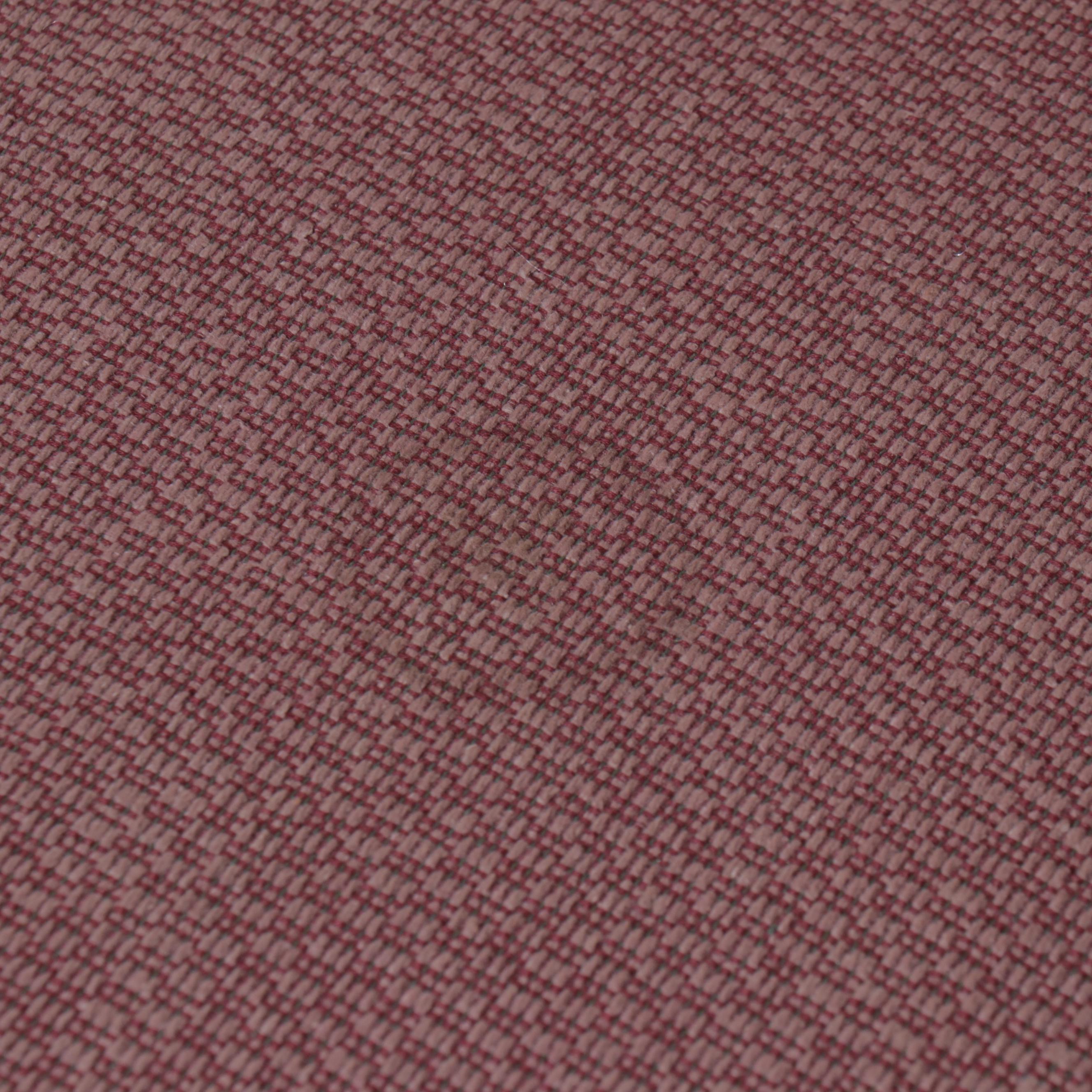 Modernist Plum Upholstered Barrel-Back Club Chair, Late 20th Century