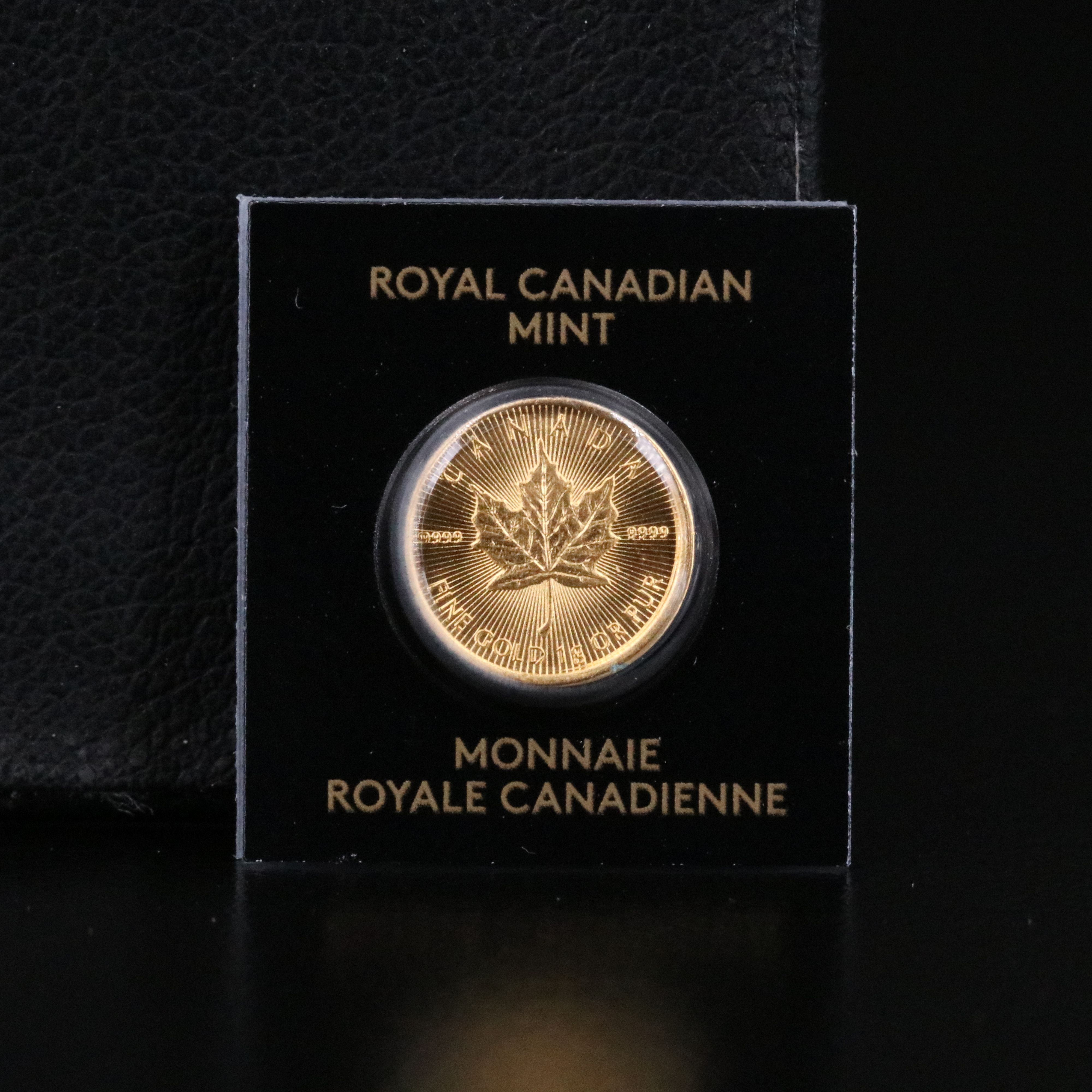 2023 Canada Fifty Cents One Gram Gold Maple Leaf Coin