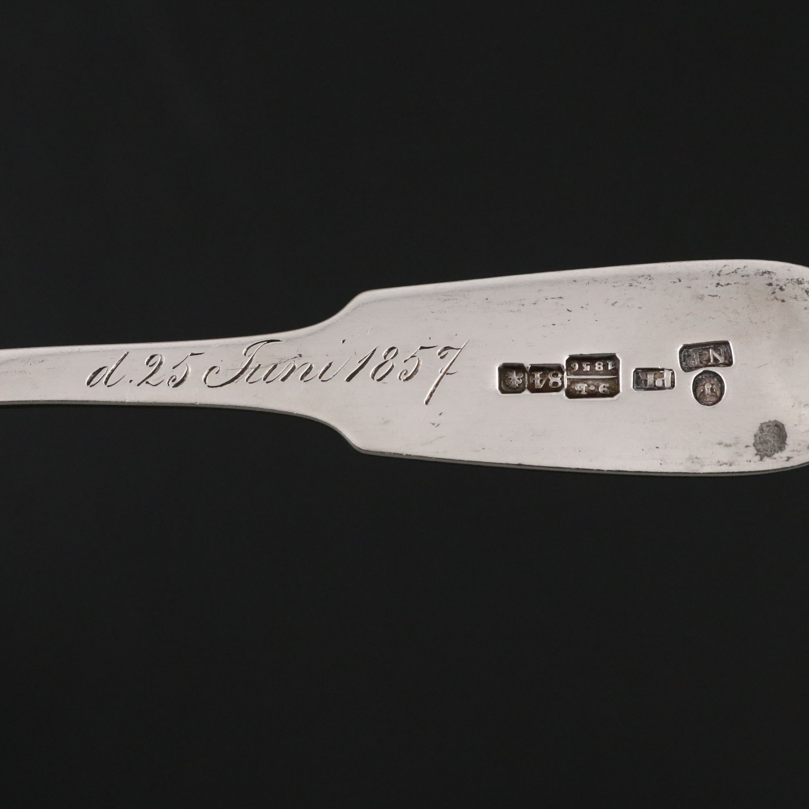 Nichols & Plinke Imperial Russian 875 Silver Tea Strainer, 1857