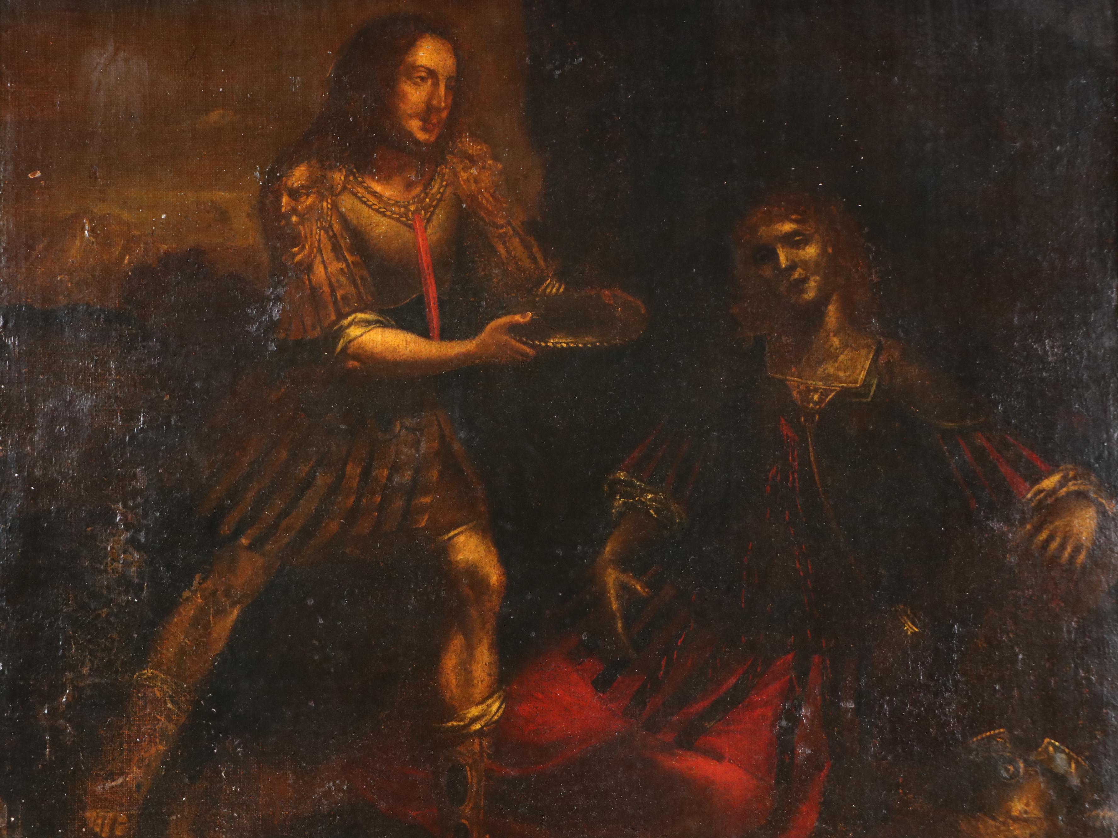 Classical Style Oil Painting of Venus and Mars, Late 18th–Early 19th Century