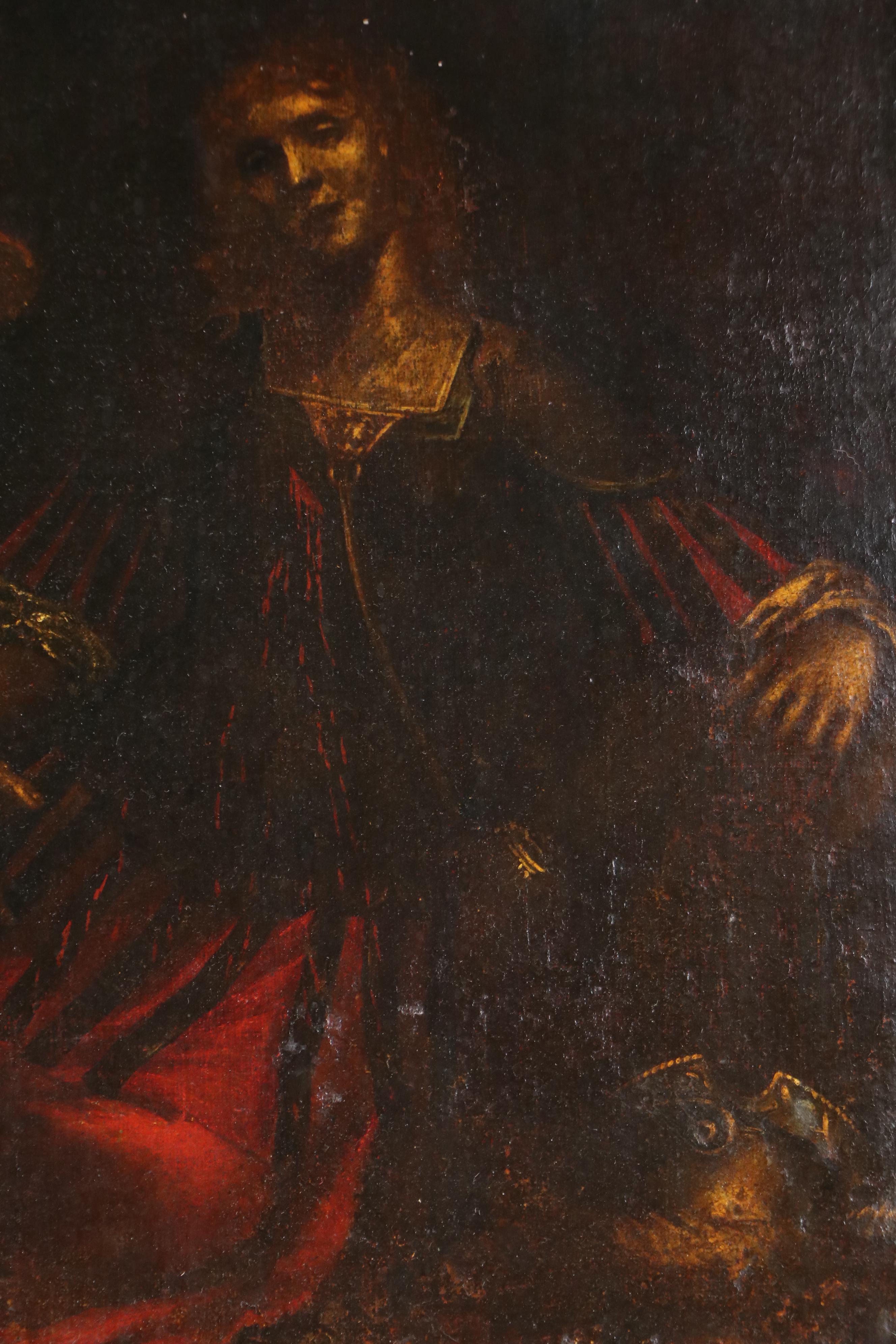 Classical Style Oil Painting of Venus and Mars, Late 18th–Early 19th Century